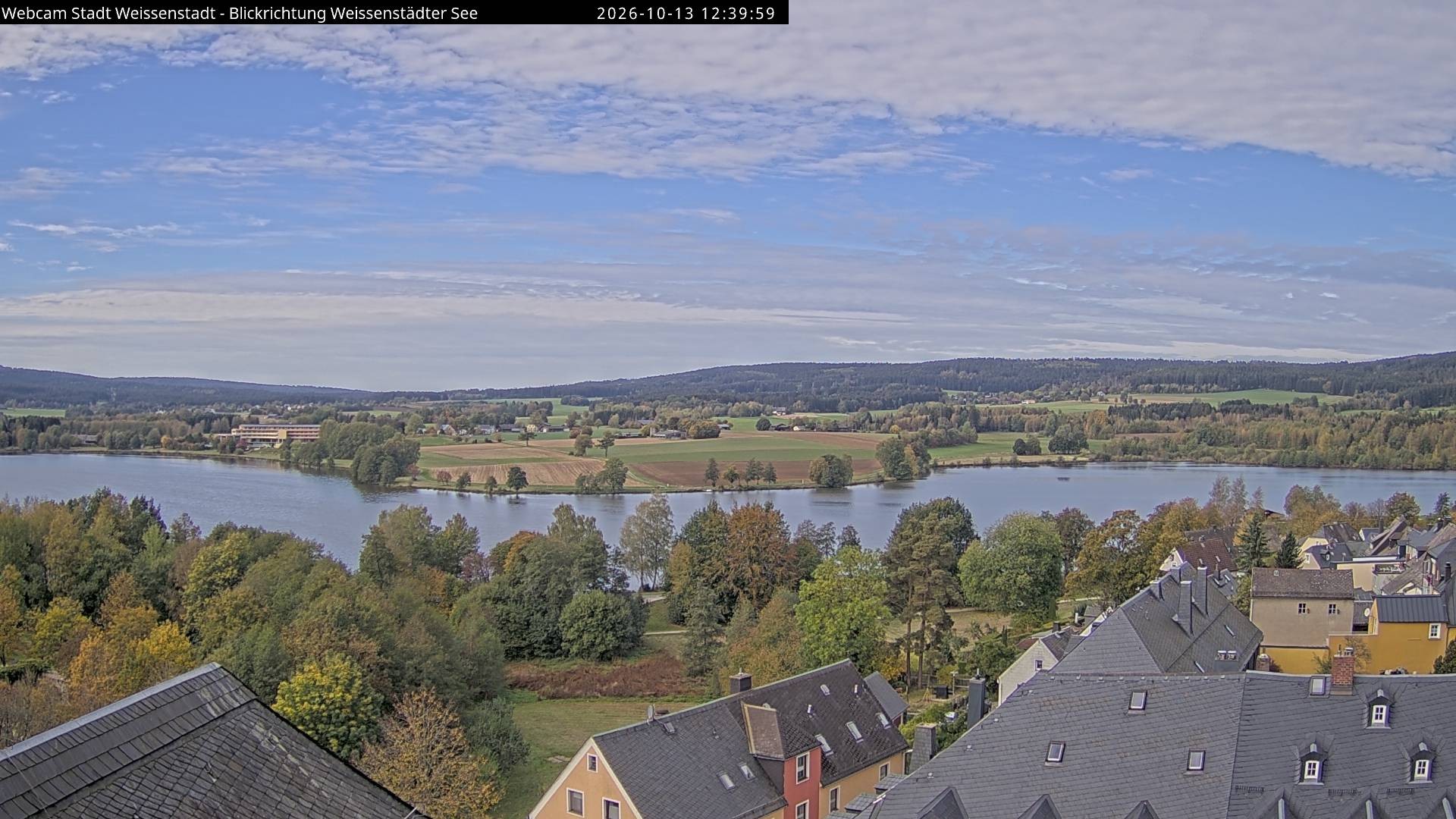 Archiv Foto Webcam Blick auf den Weißenstädter See
