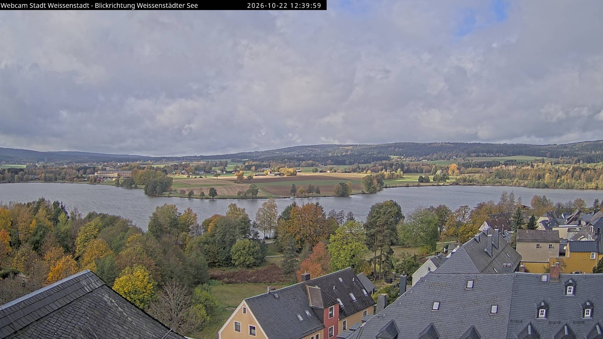 Archiv Foto Webcam Blick auf den Weißenstädter See
