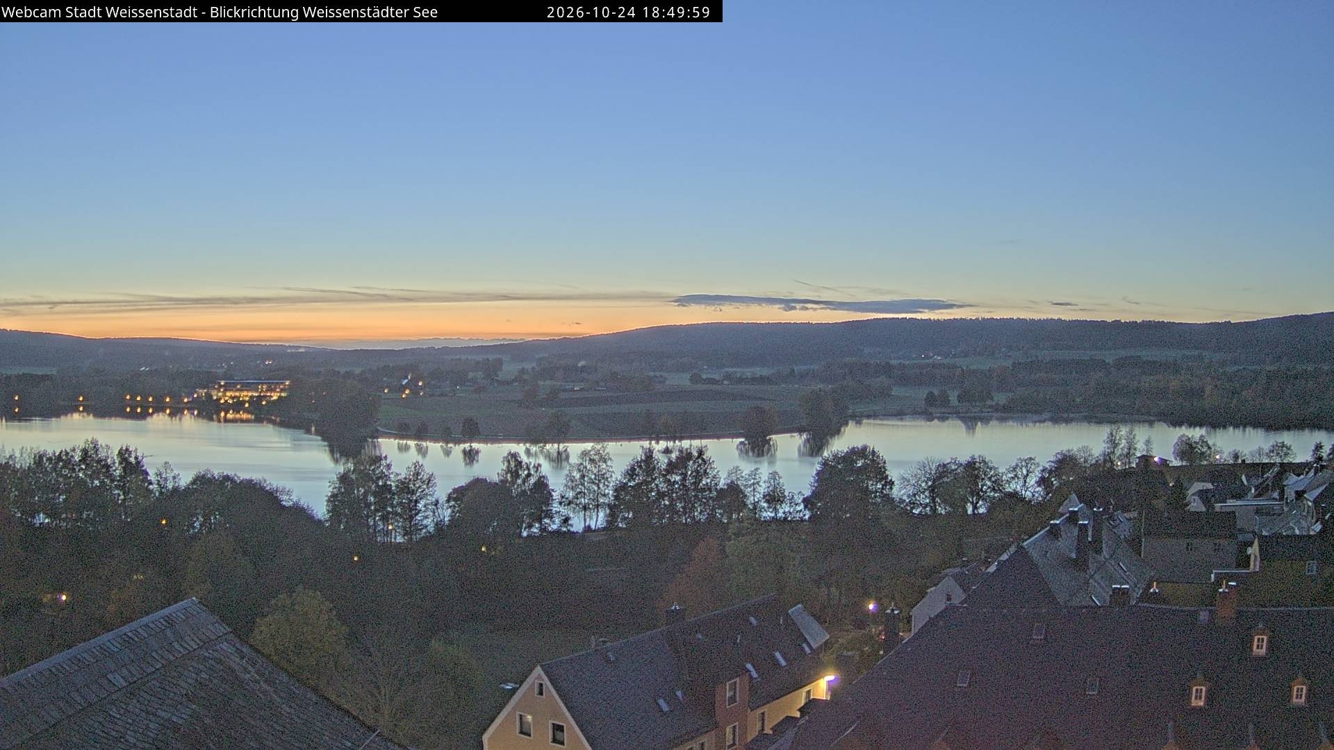 Archiv Foto Webcam Blick auf den Weißenstädter See
