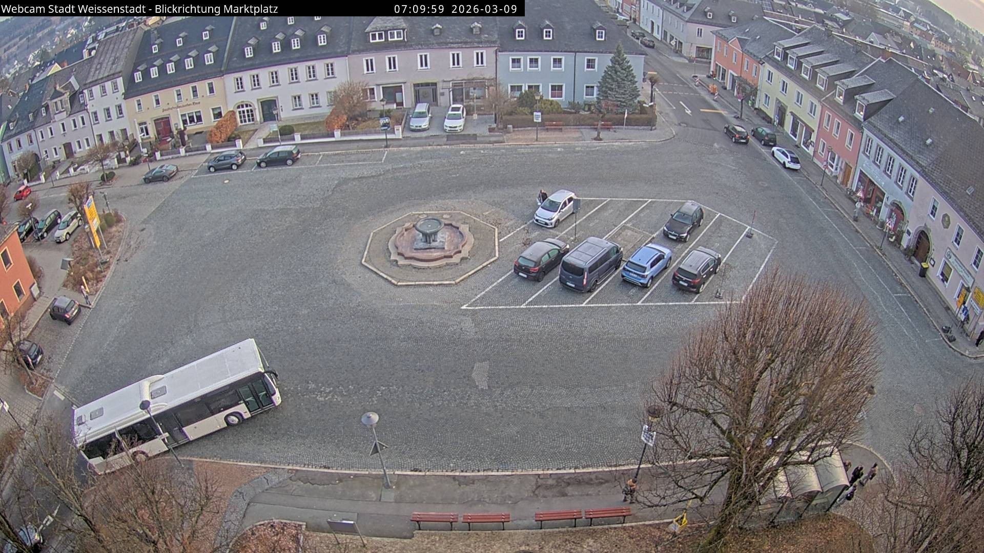 Archiv Foto Webcam Marktplatz Weißenstadt