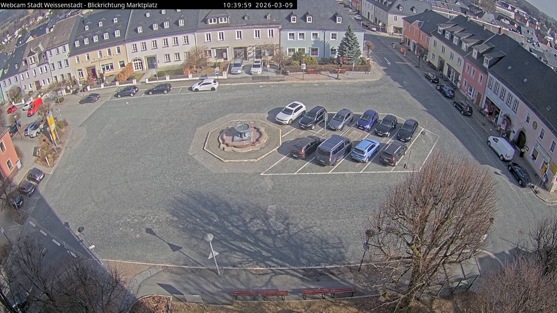 Archiv Foto Webcam Marktplatz Weißenstadt