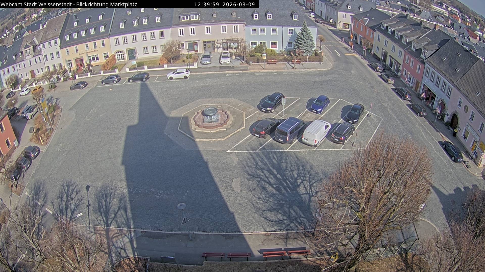 Archiv Foto Webcam Marktplatz Weißenstadt