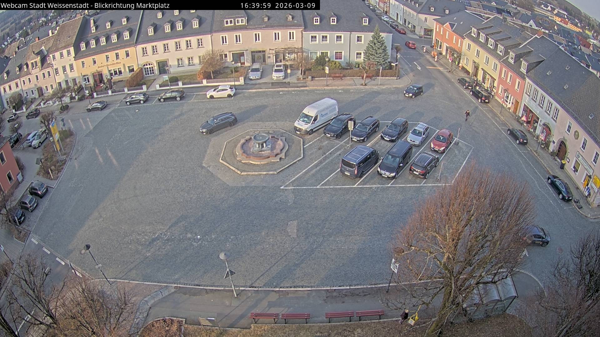Archiv Foto Webcam Marktplatz Weißenstadt