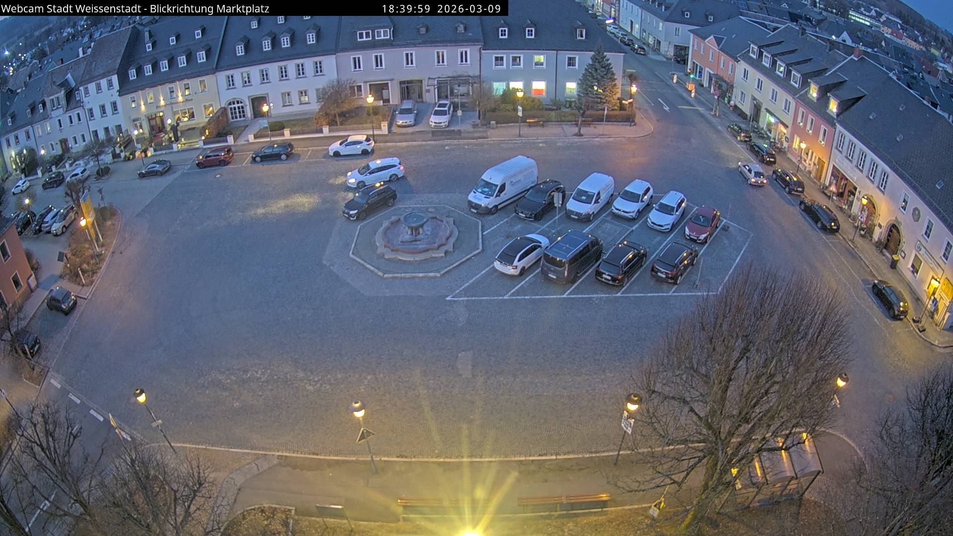 Archiv Foto Webcam Marktplatz Weißenstadt