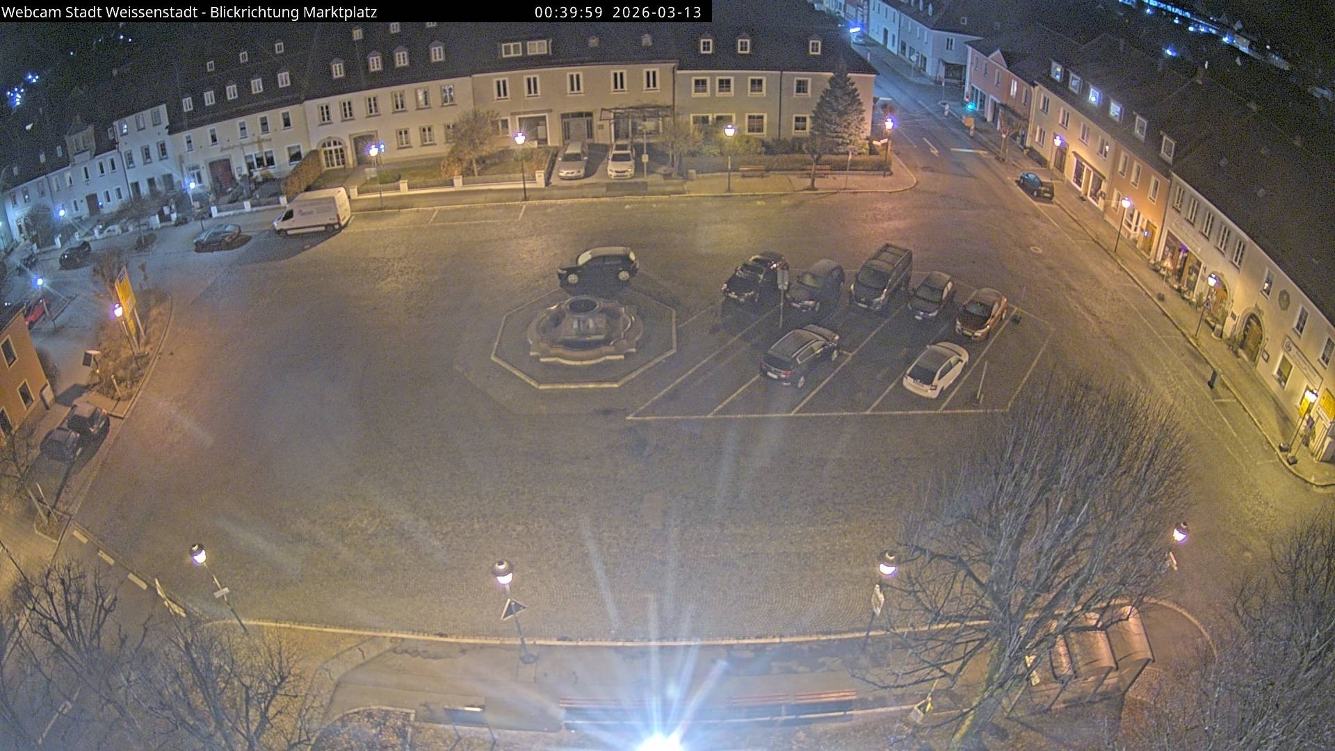 Archiv Foto Webcam Marktplatz Weißenstadt