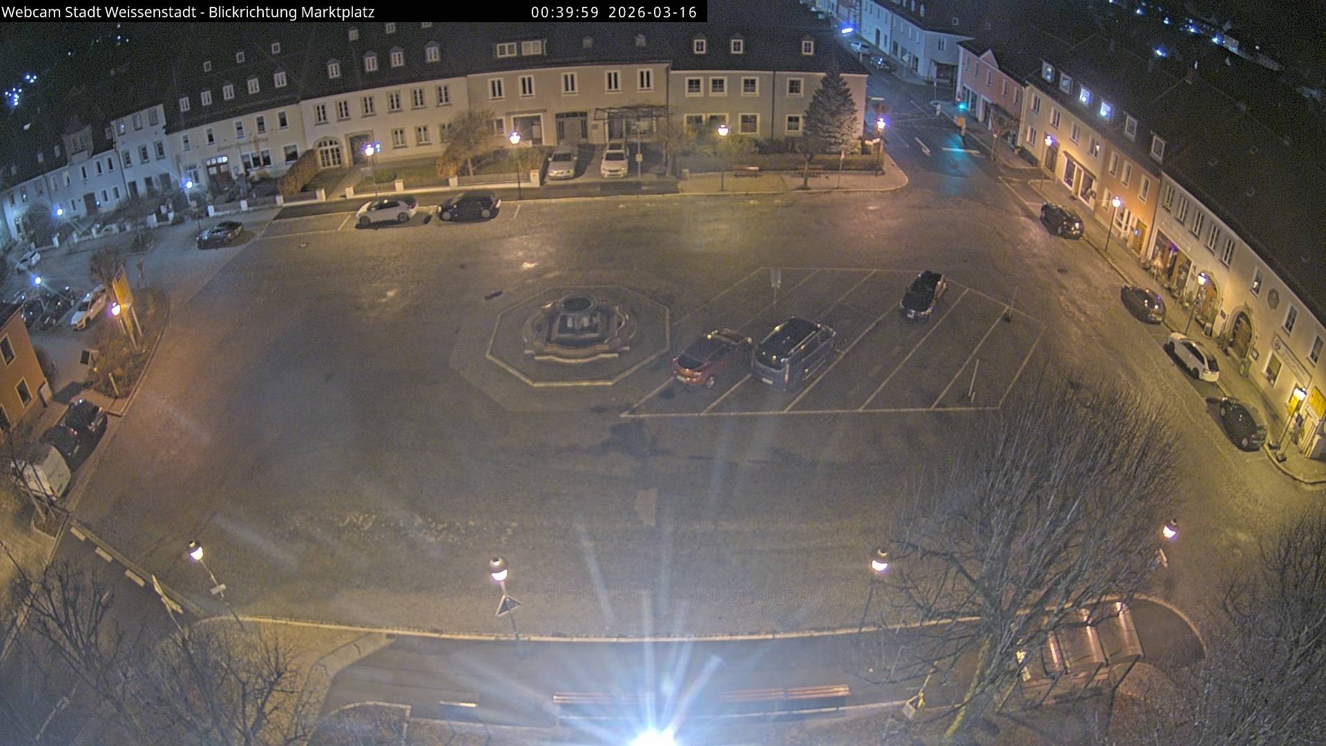 Archiv Foto Webcam Marktplatz Weißenstadt