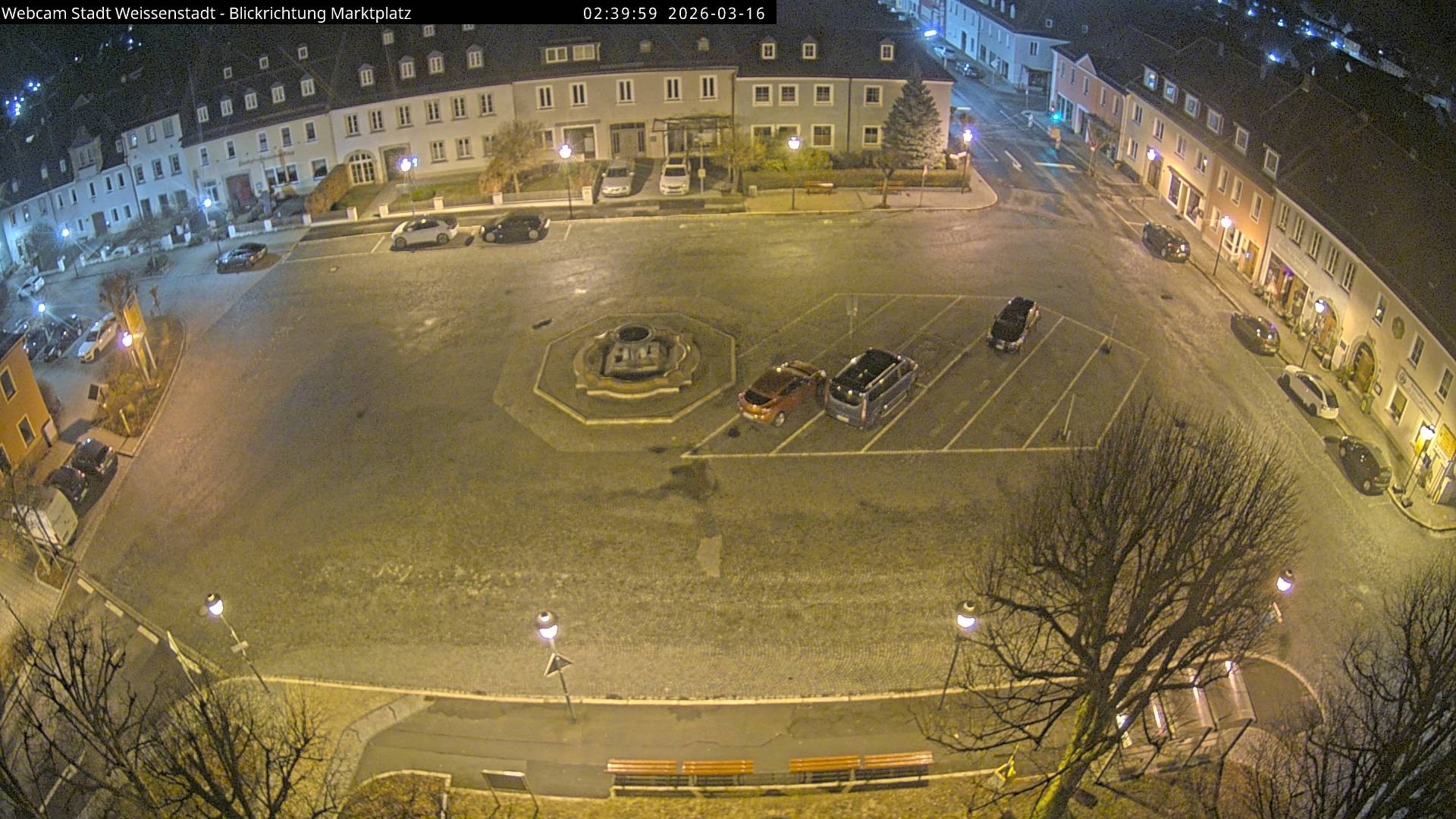 Archiv Foto Webcam Marktplatz Weißenstadt