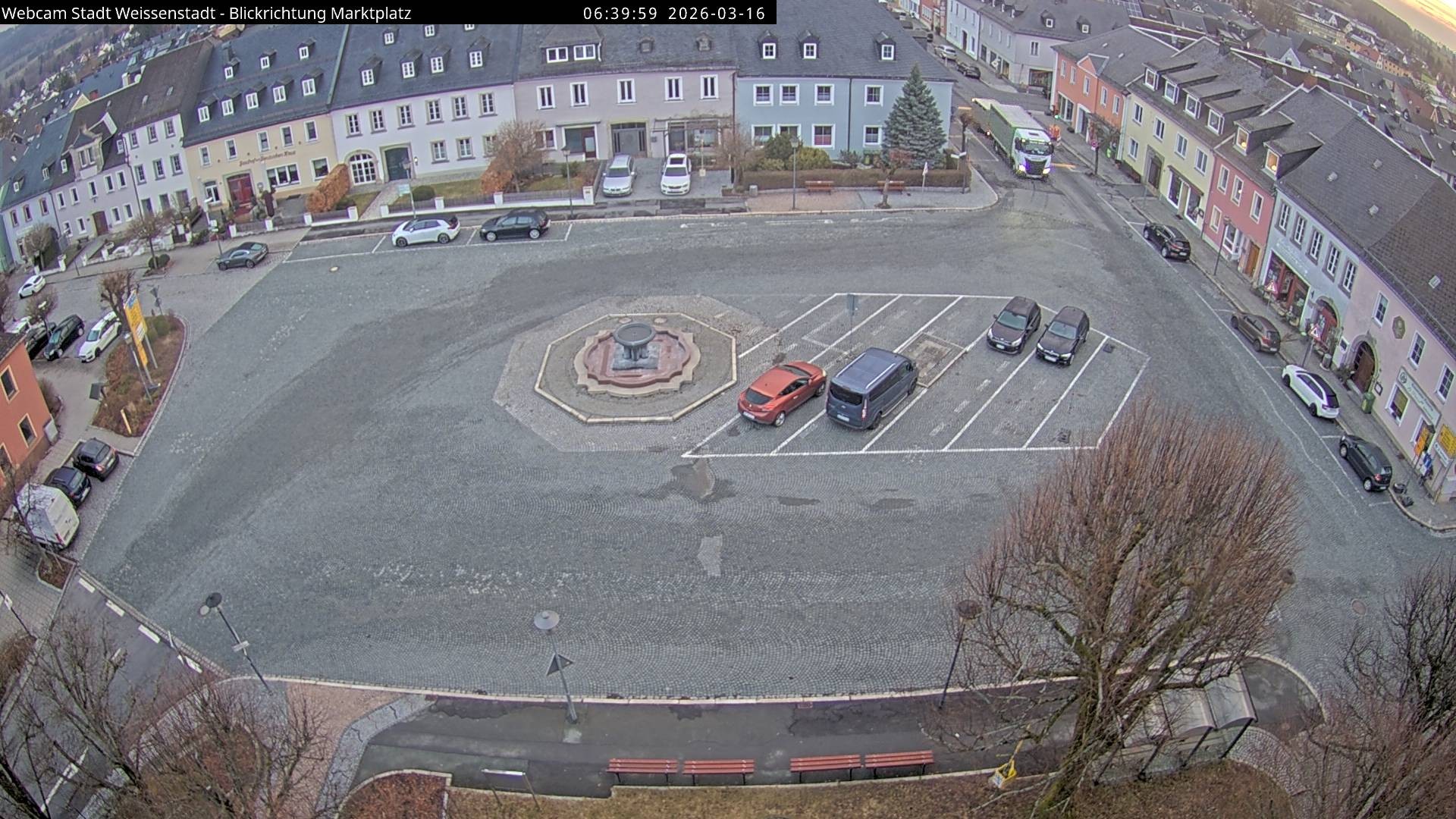 Archiv Foto Webcam Marktplatz Weißenstadt