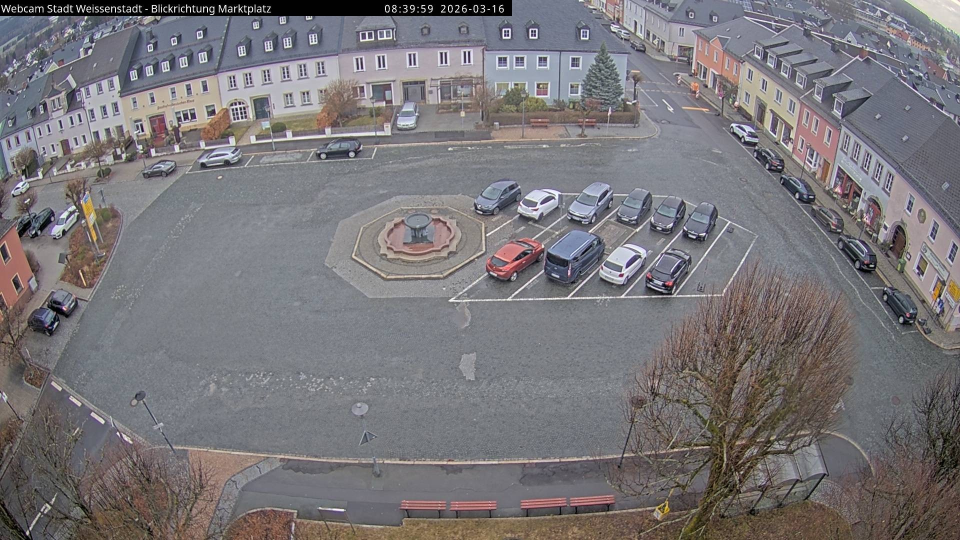 Archiv Foto Webcam Marktplatz Weißenstadt