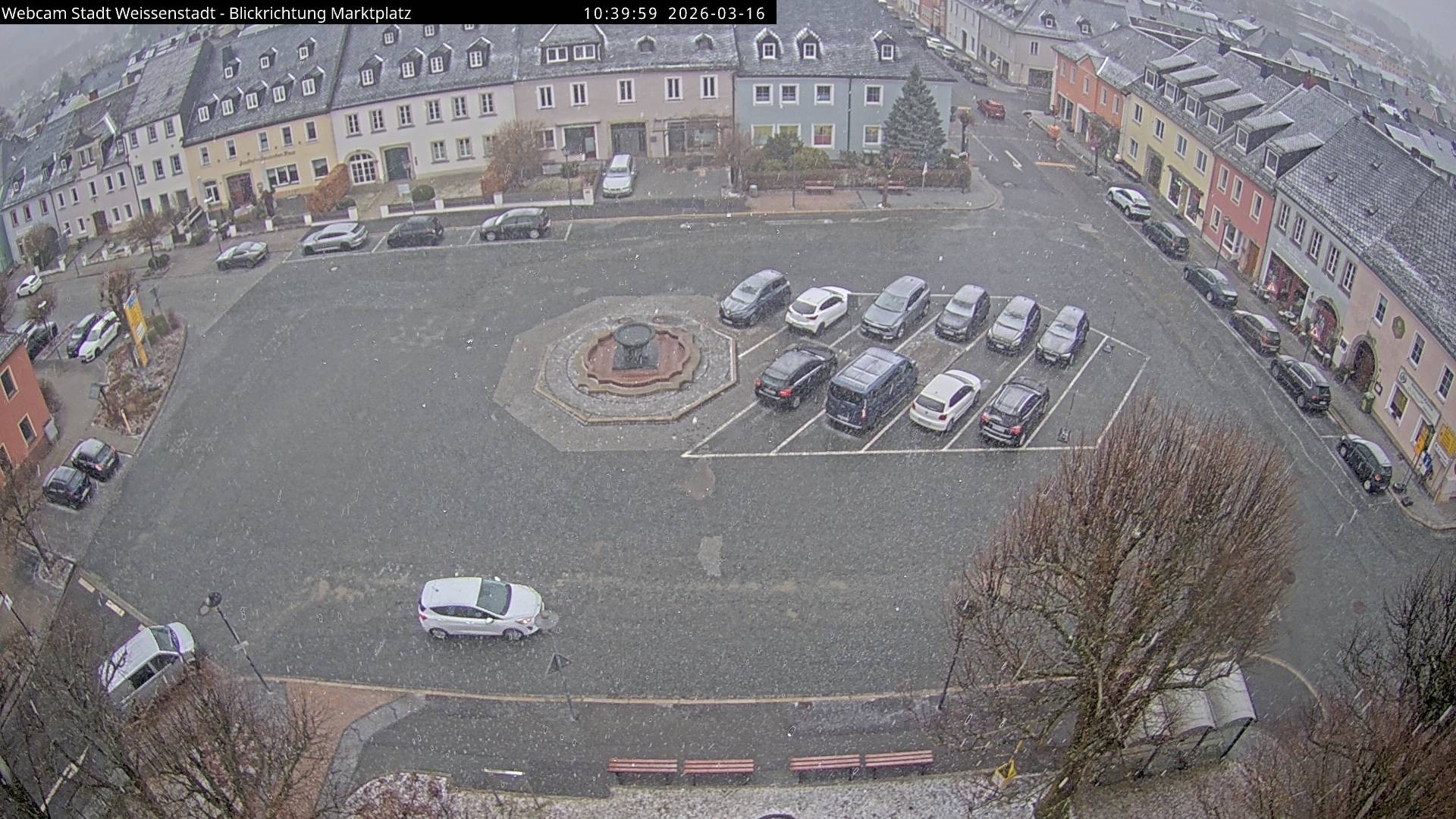 Archiv Foto Webcam Marktplatz Weißenstadt