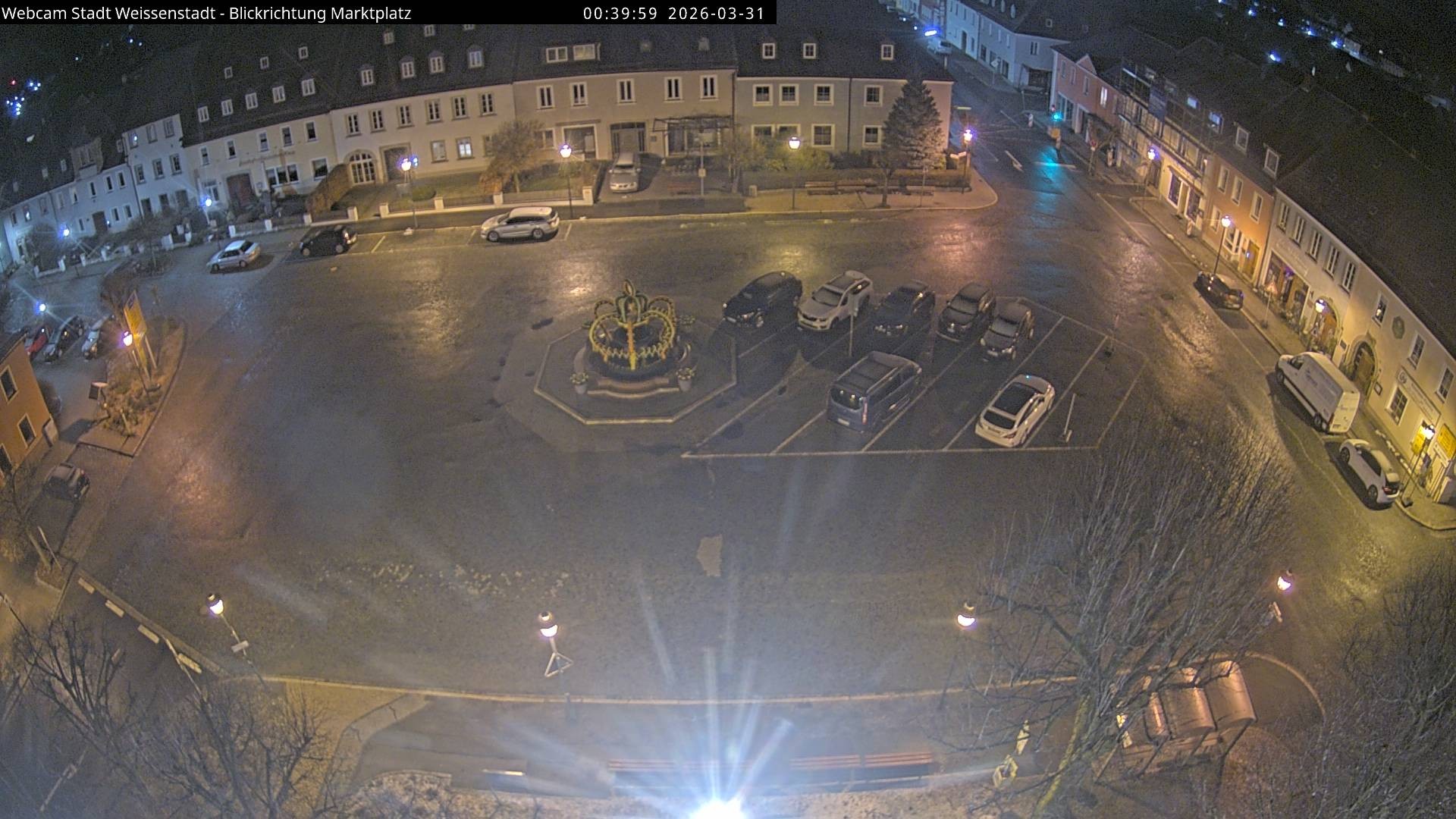 Archiv Foto Webcam Marktplatz Weißenstadt