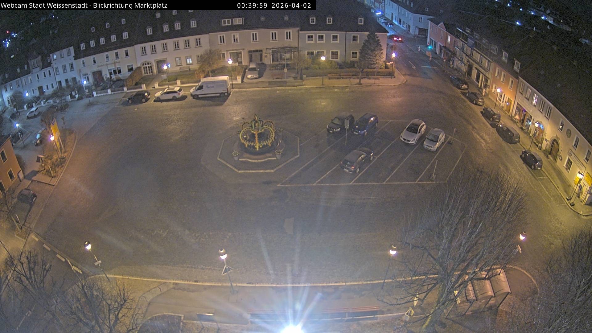 Archiv Foto Webcam Marktplatz Weißenstadt
