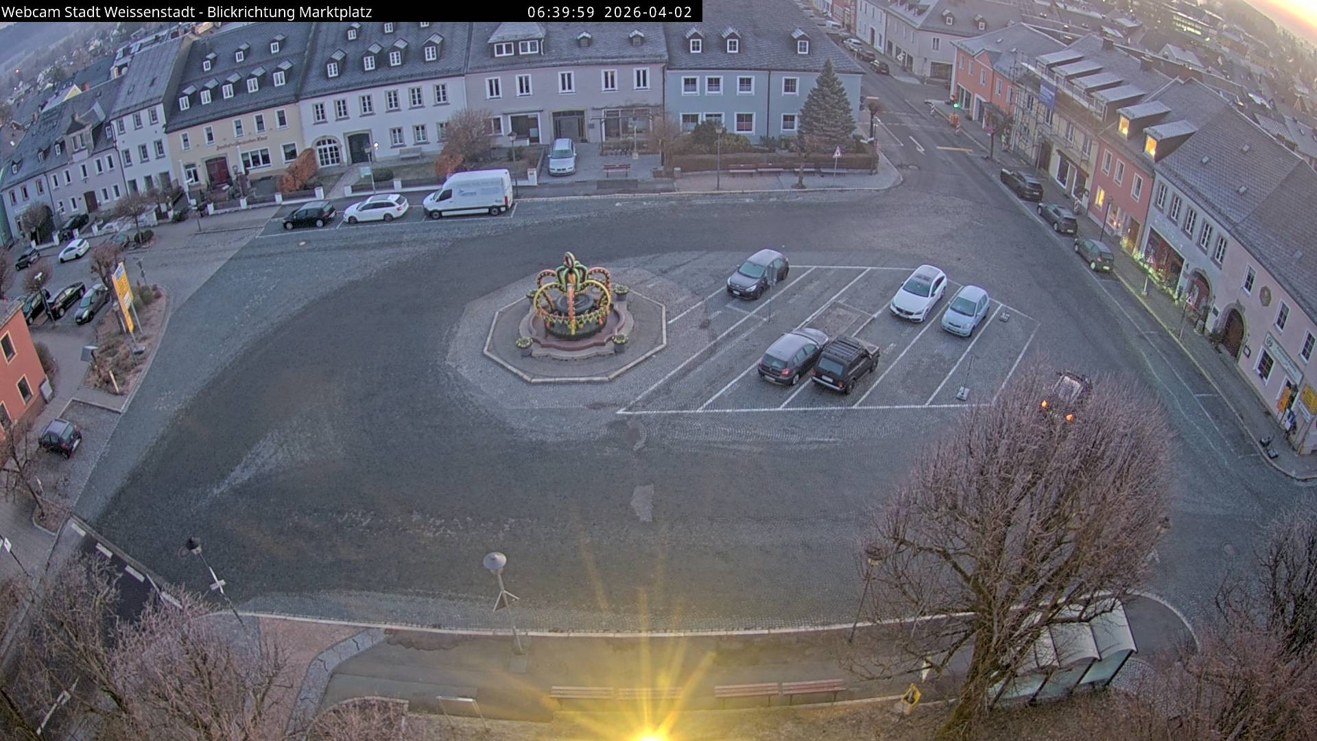 Archiv Foto Webcam Marktplatz Weißenstadt