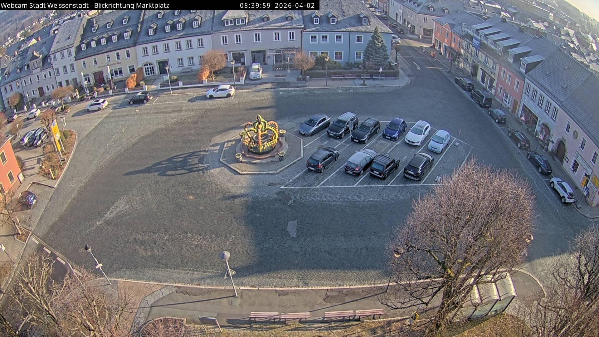 Archiv Foto Webcam Marktplatz Weißenstadt