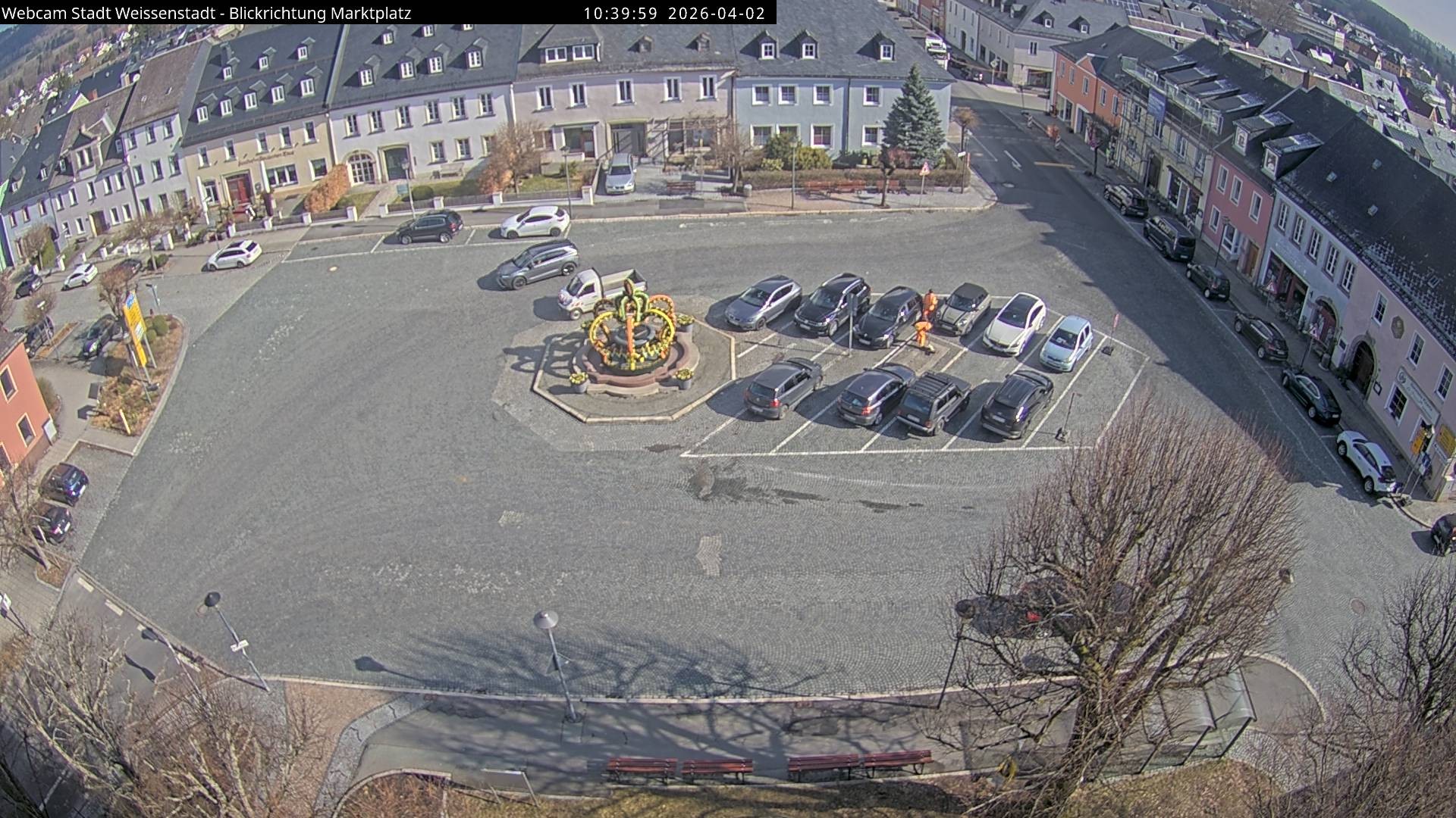 Archiv Foto Webcam Marktplatz Weißenstadt