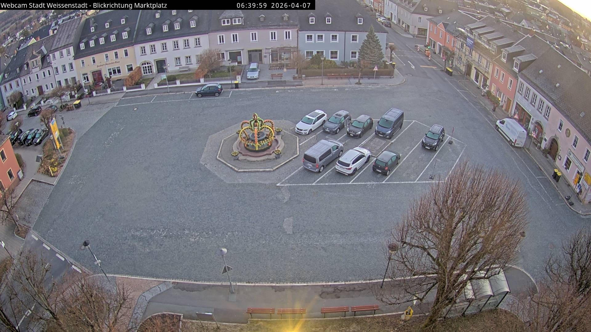 Archived image Webcam Weißenstadt Market Place