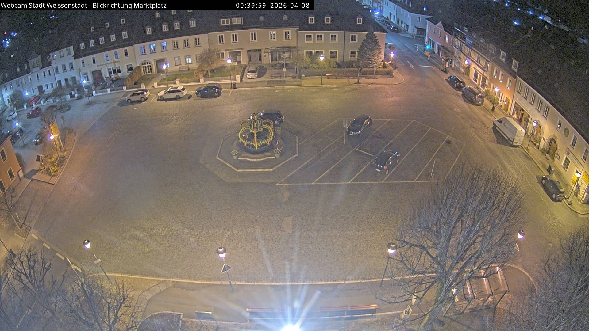 Archiv Foto Webcam Marktplatz Weißenstadt