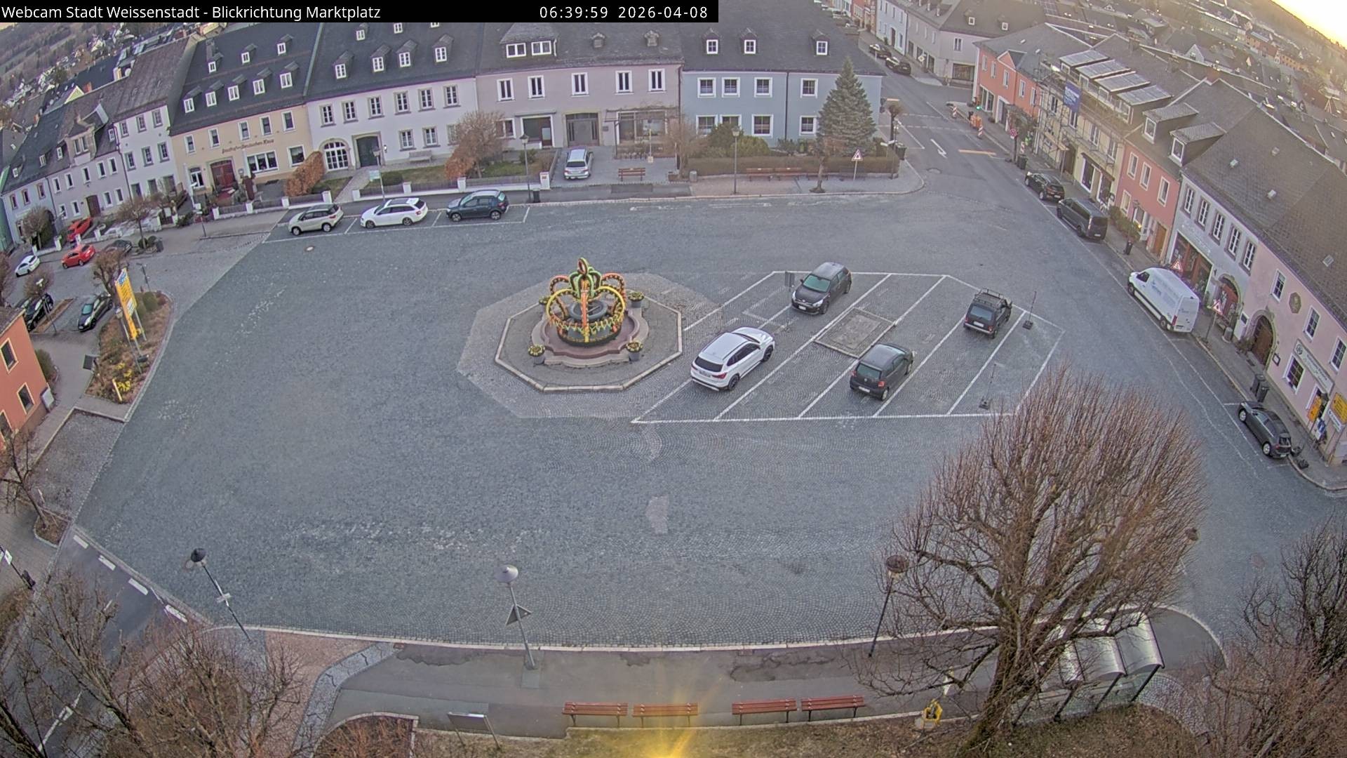 Archiv Foto Webcam Marktplatz Weißenstadt