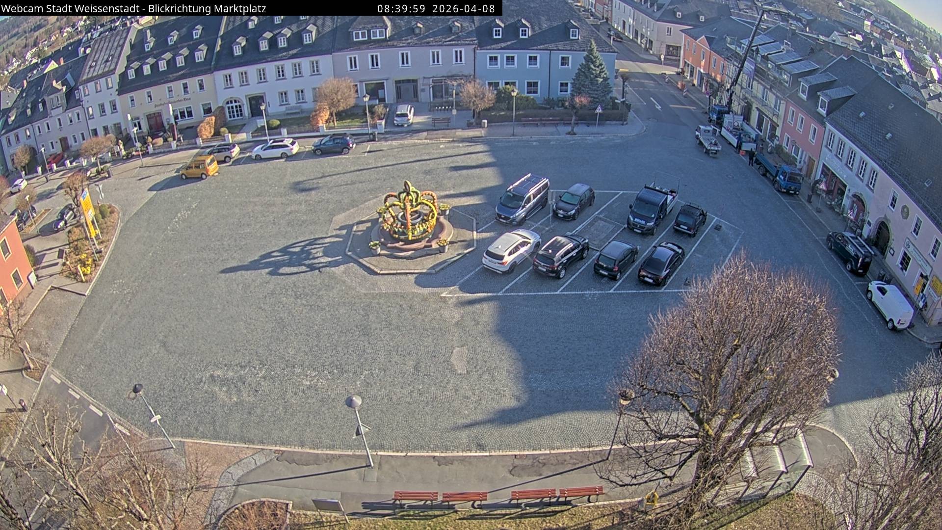 Archiv Foto Webcam Marktplatz Weißenstadt