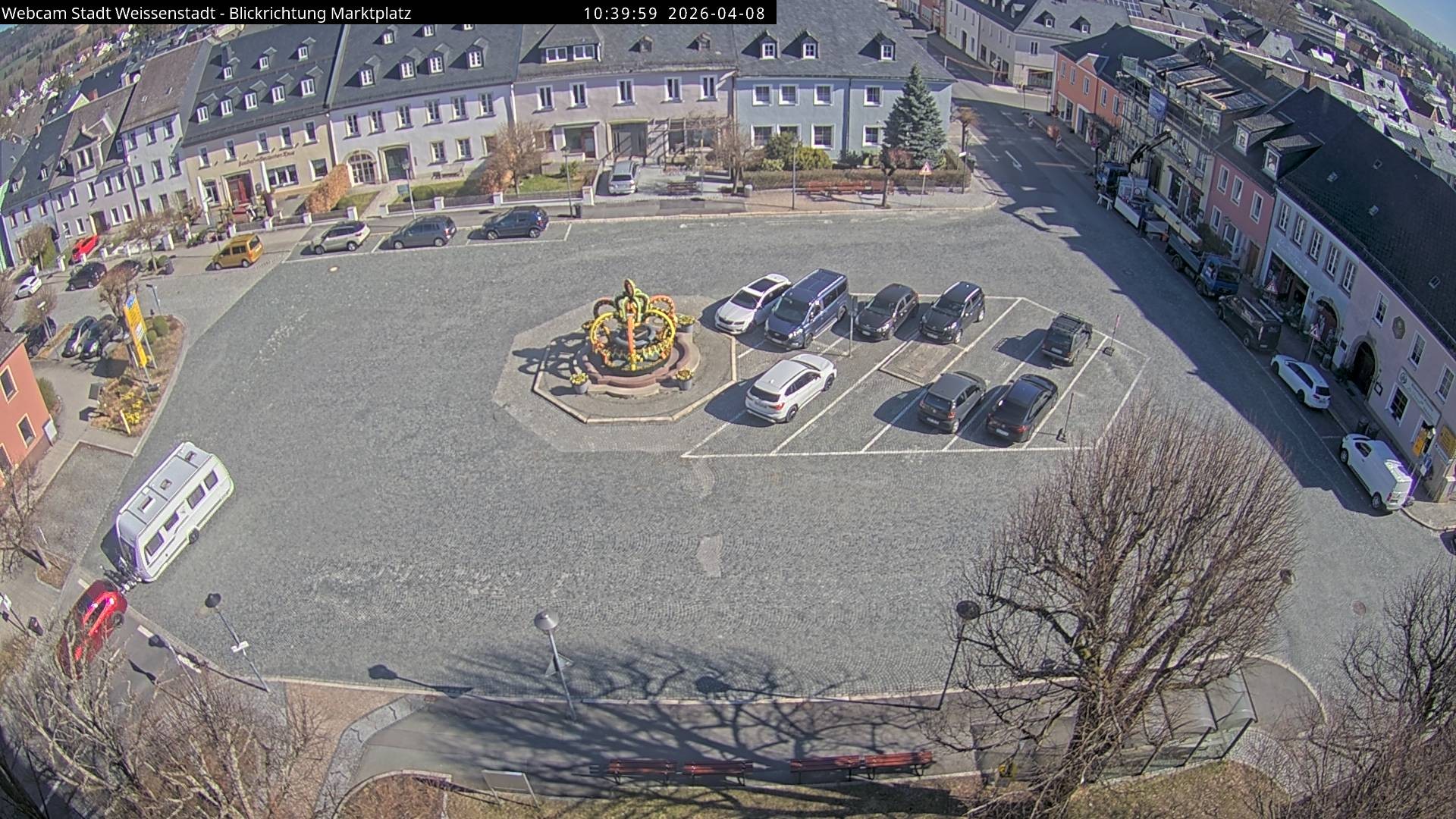 Archiv Foto Webcam Marktplatz Weißenstadt
