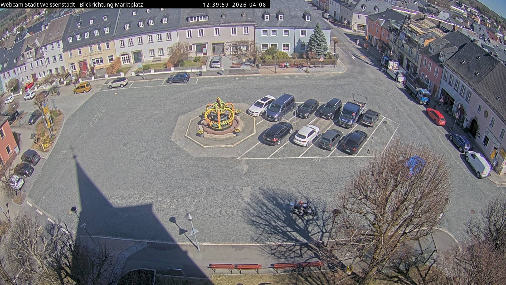 Archiv Foto Webcam Marktplatz Weißenstadt