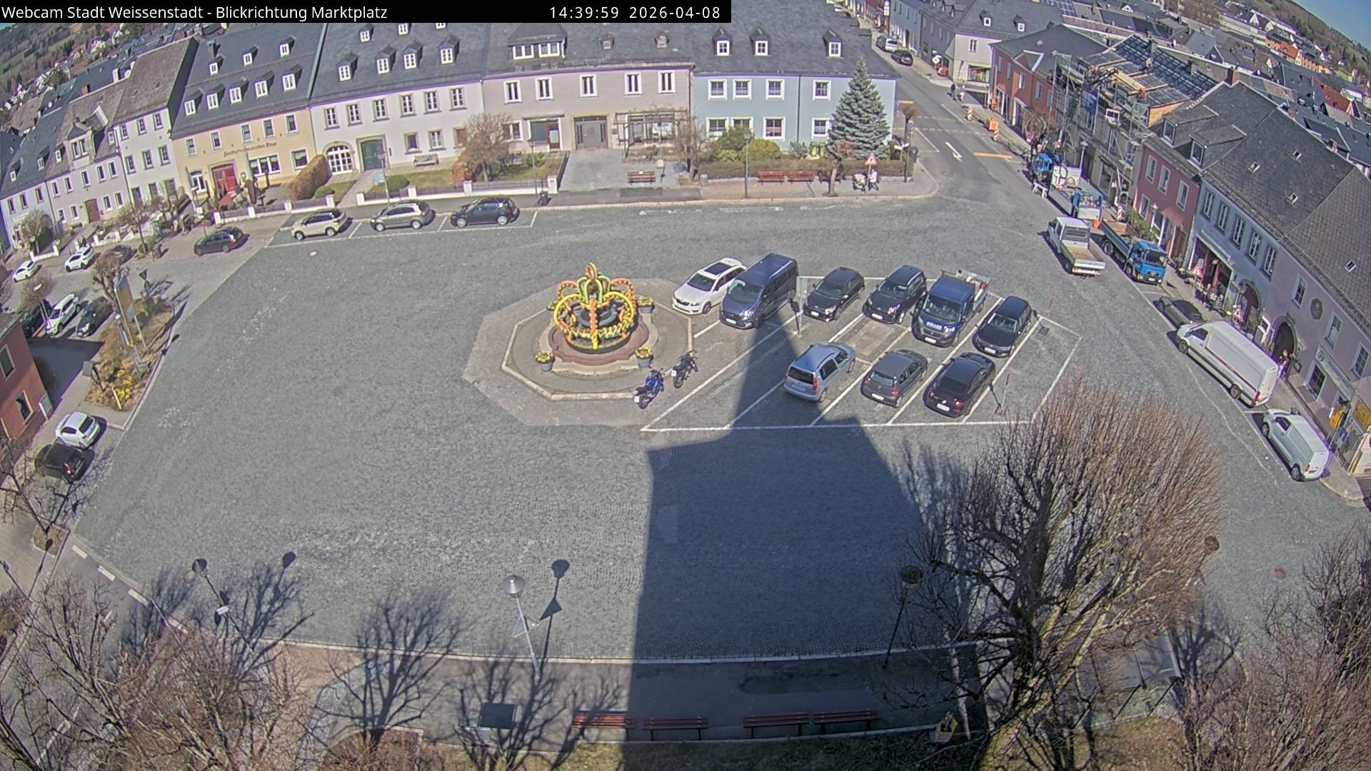 Archiv Foto Webcam Marktplatz Weißenstadt