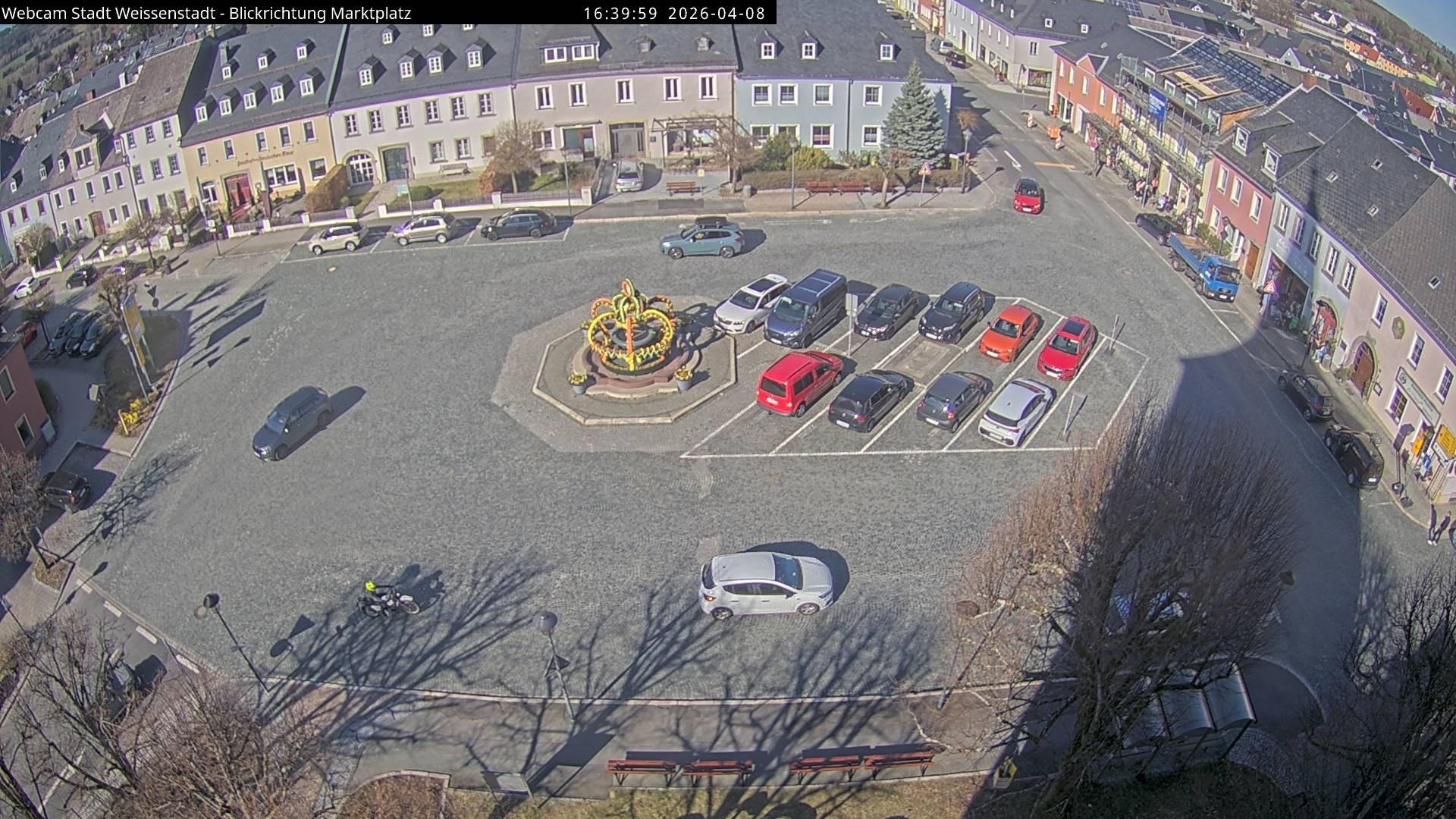 Archiv Foto Webcam Marktplatz Weißenstadt