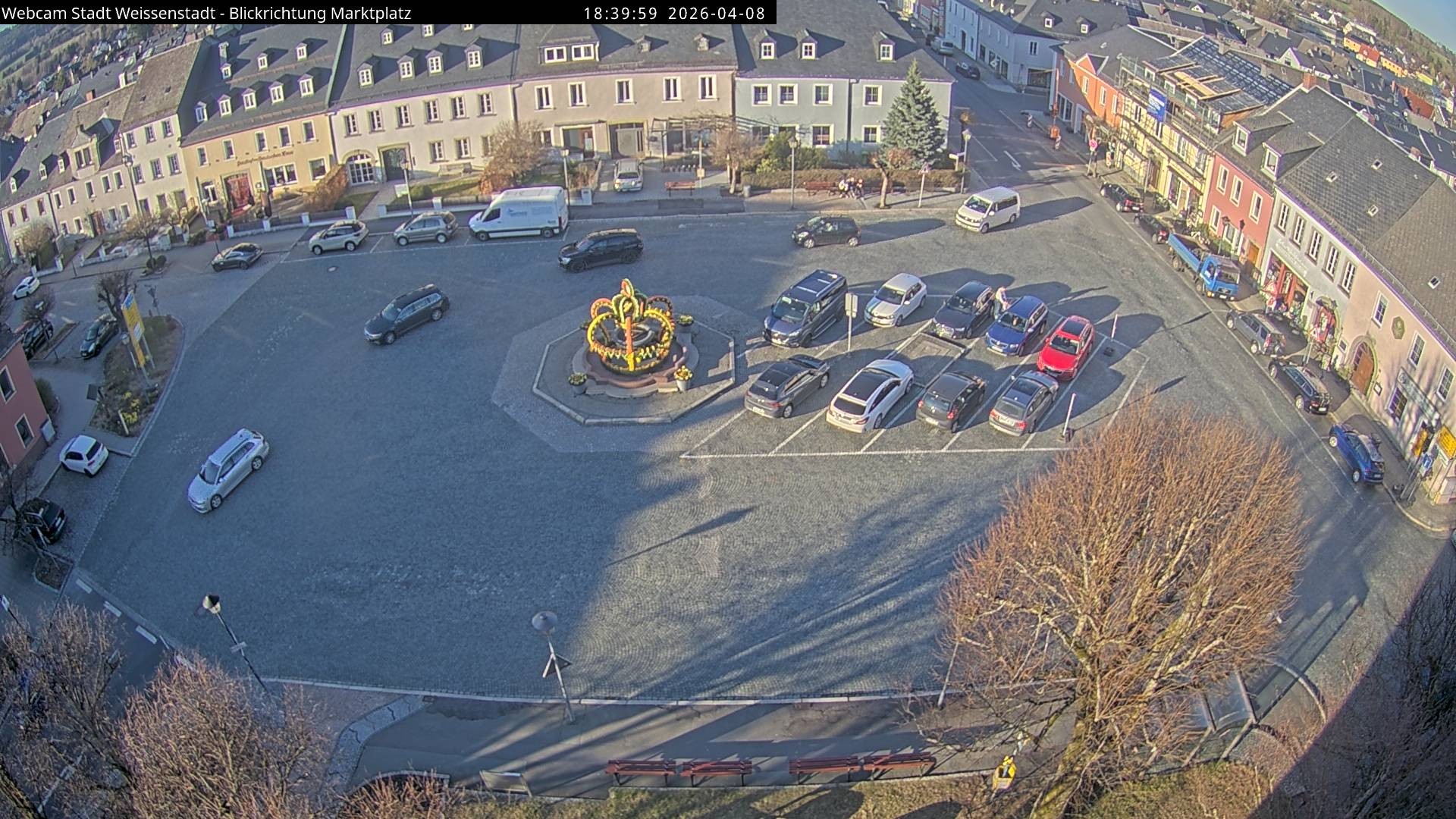 Archiv Foto Webcam Marktplatz Weißenstadt