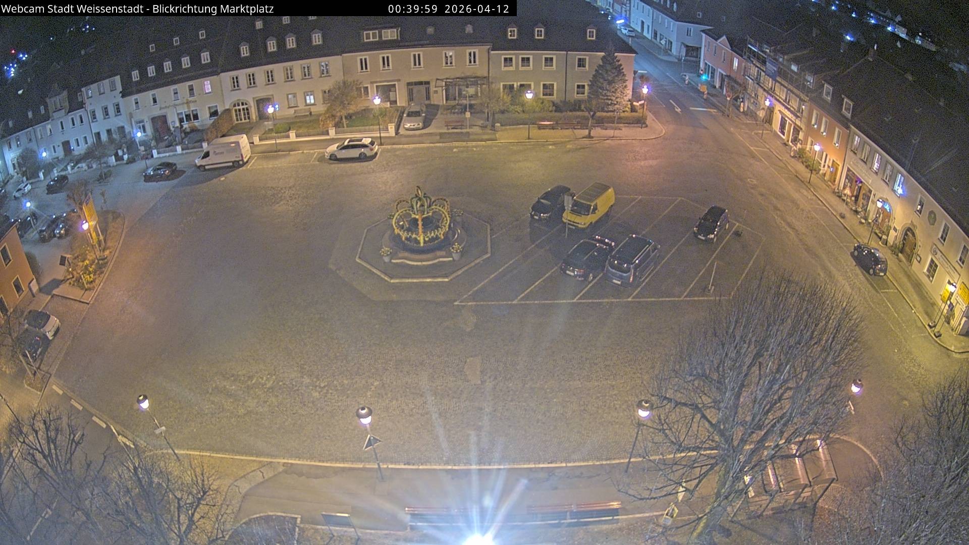 Archived image Webcam Weißenstadt Market Place