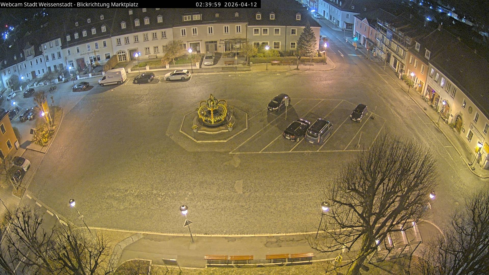 Archived image Webcam Weißenstadt Market Place