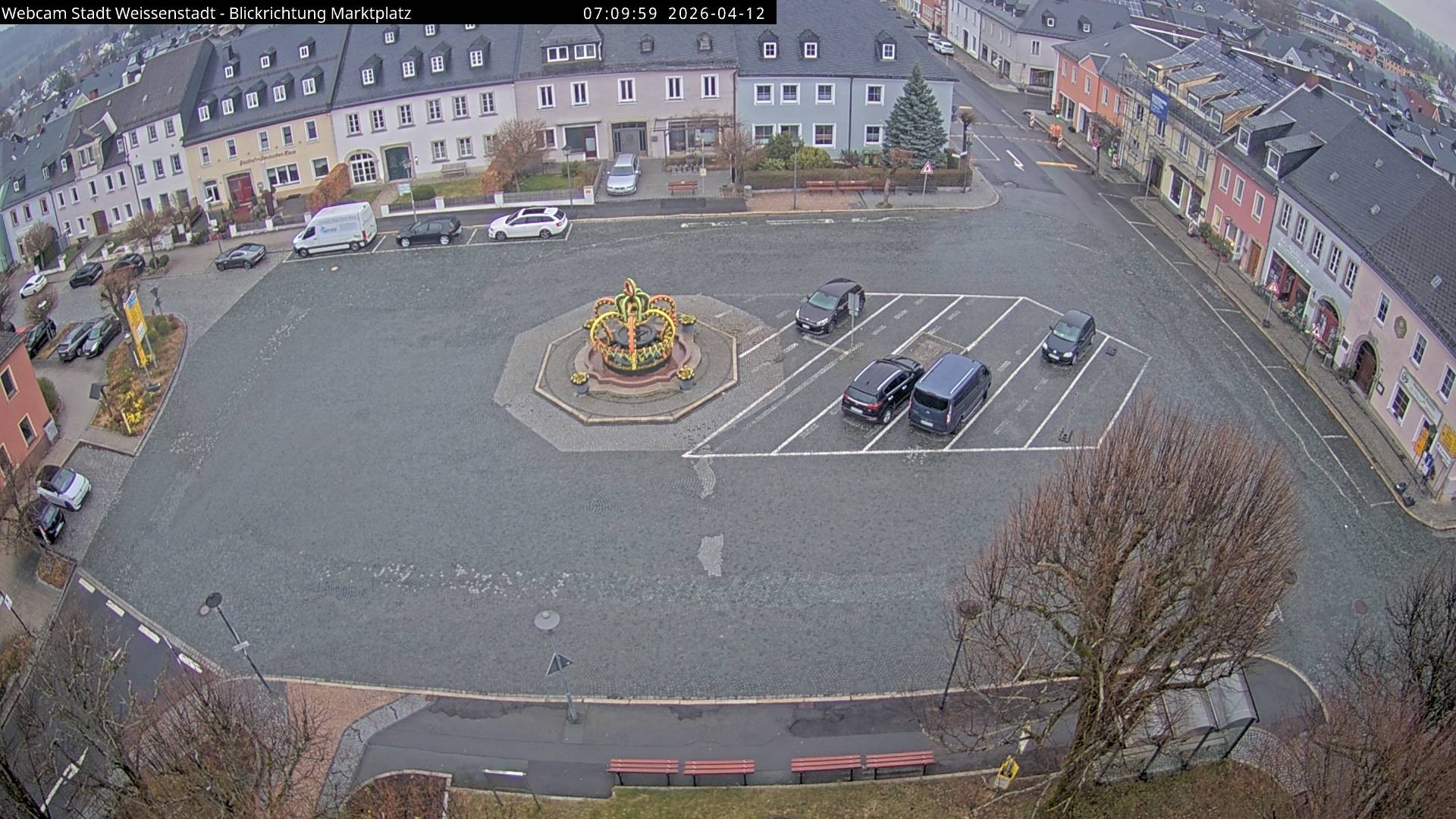 Archived image Webcam Weißenstadt Market Place