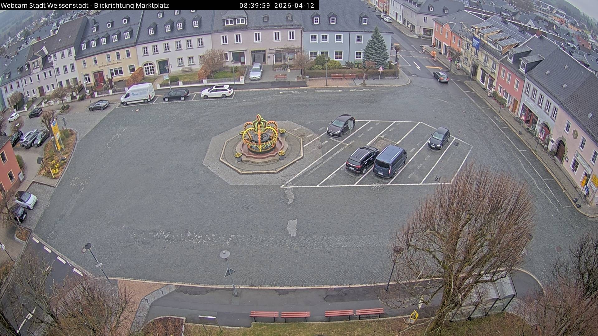 Archived image Webcam Weißenstadt Market Place