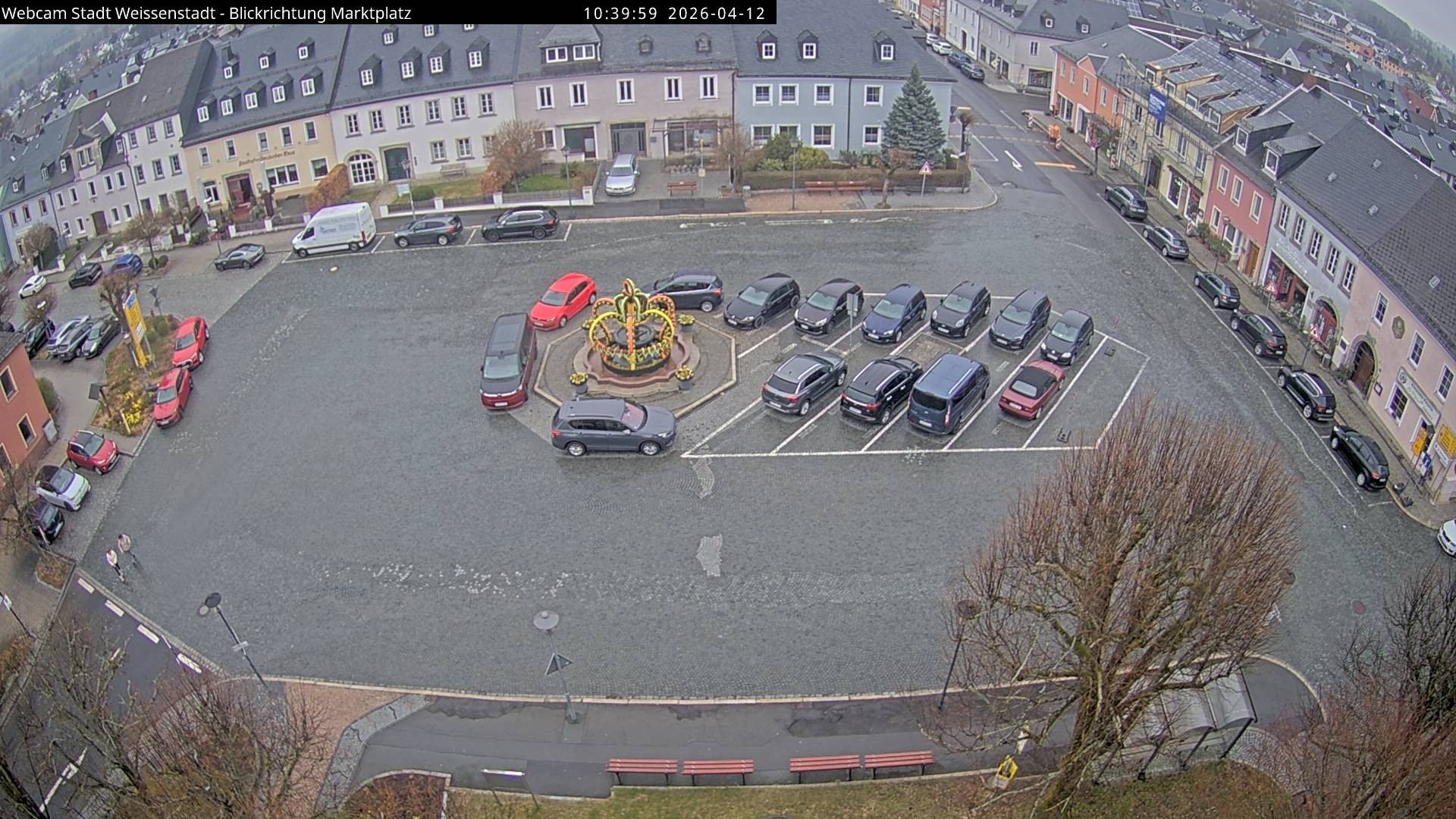 Archived image Webcam Weißenstadt Market Place