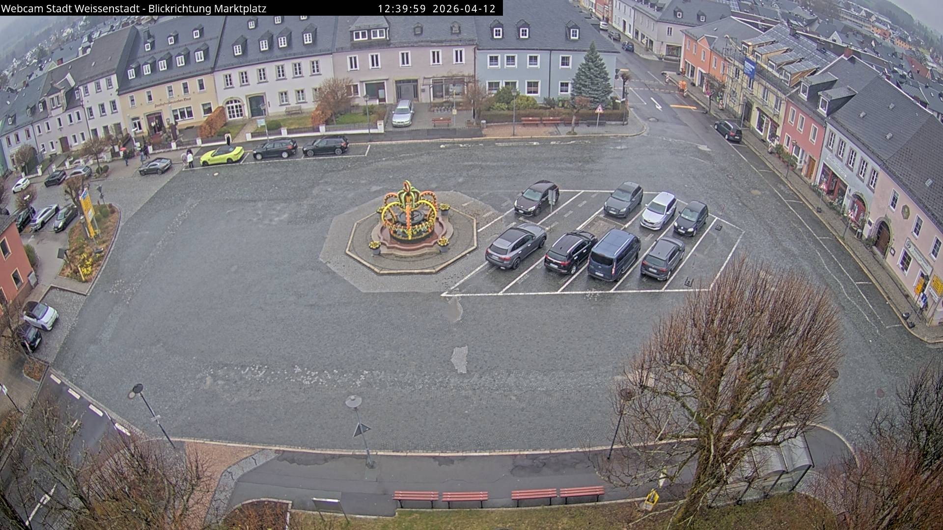 Archiv Foto Webcam Marktplatz Weißenstadt