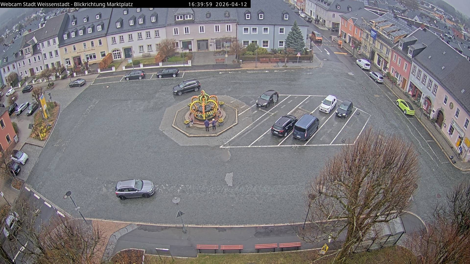 Archived image Webcam Weißenstadt Market Place