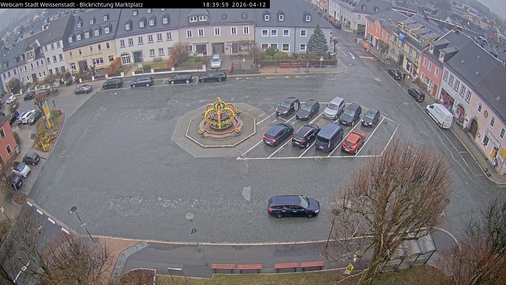 Archived image Webcam Weißenstadt Market Place