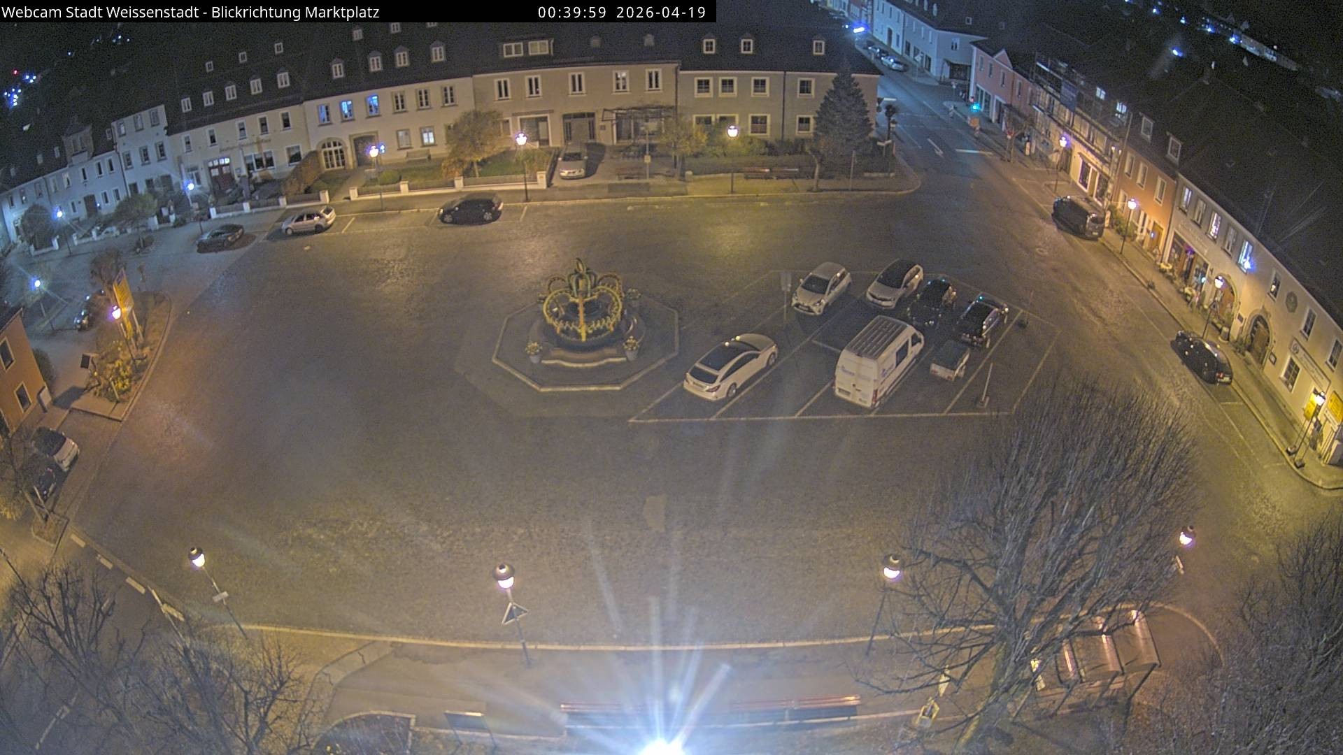 Archiv Foto Webcam Marktplatz Weißenstadt
