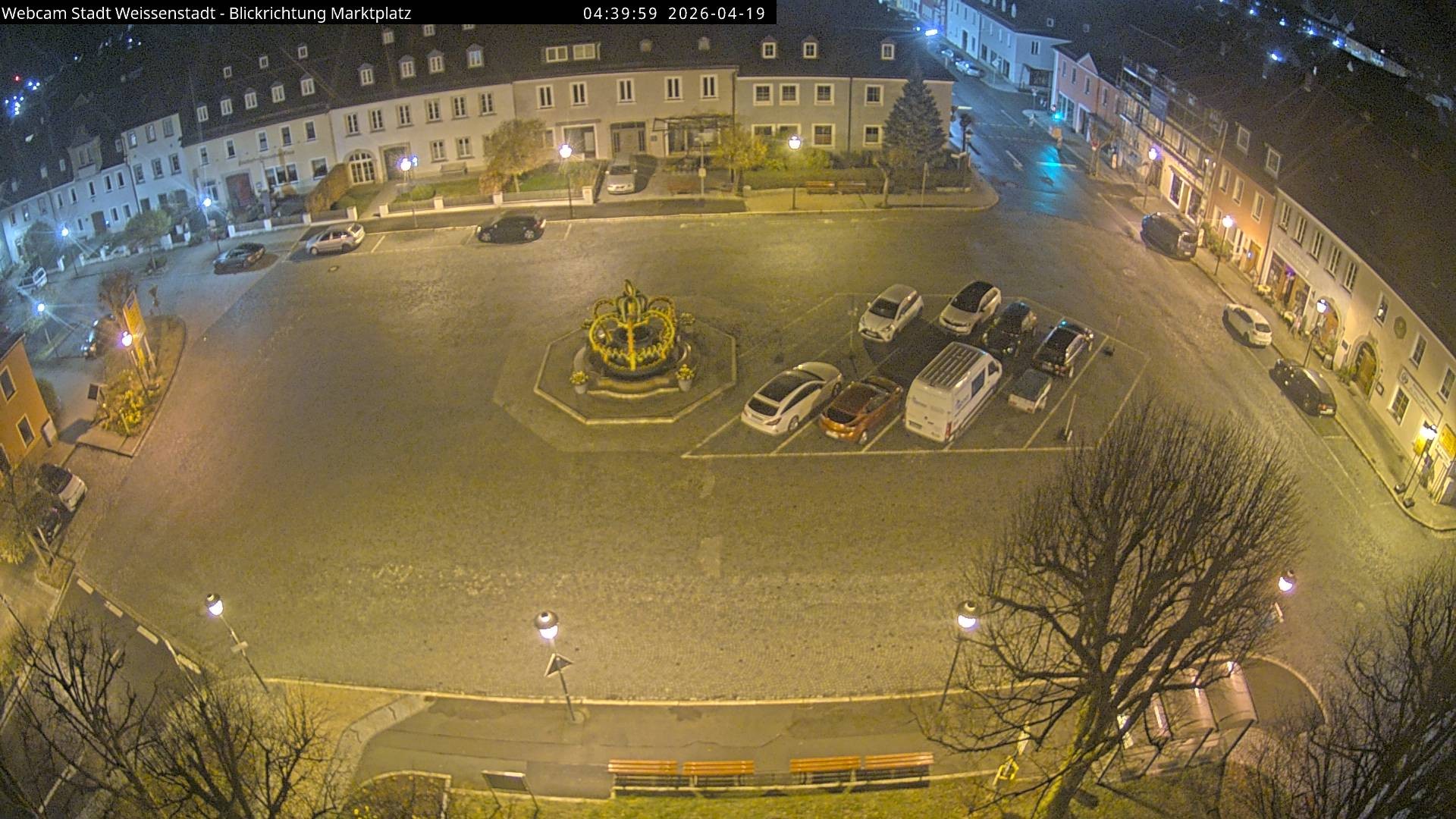 Archiv Foto Webcam Marktplatz Weißenstadt