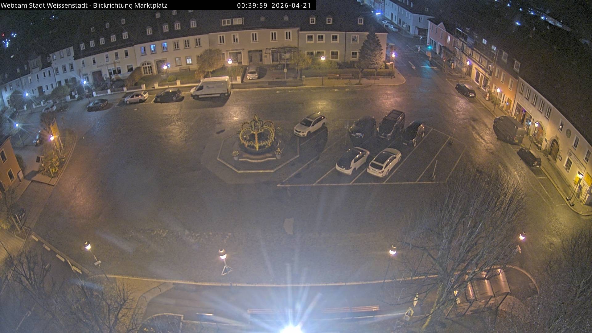 Archiv Foto Webcam Marktplatz Weißenstadt