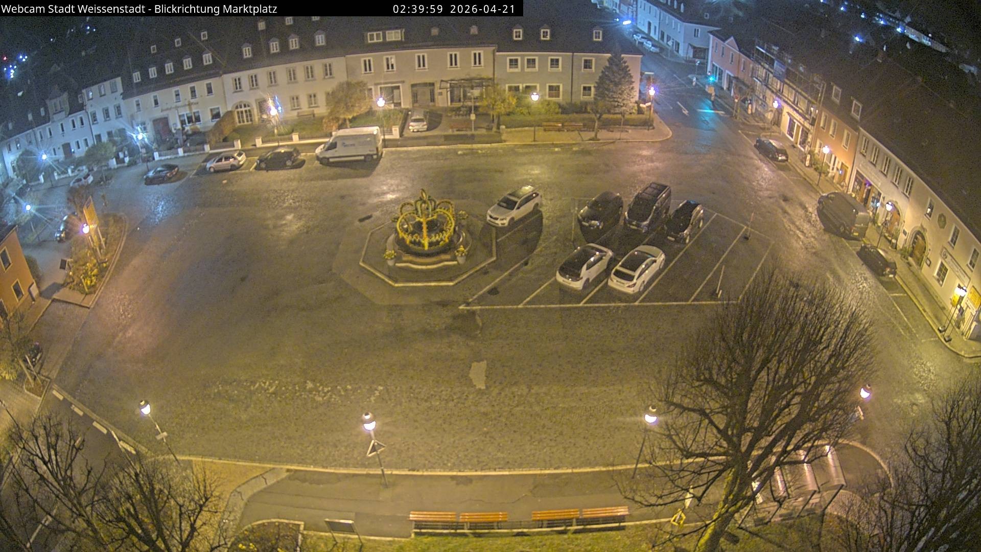Archiv Foto Webcam Marktplatz Weißenstadt
