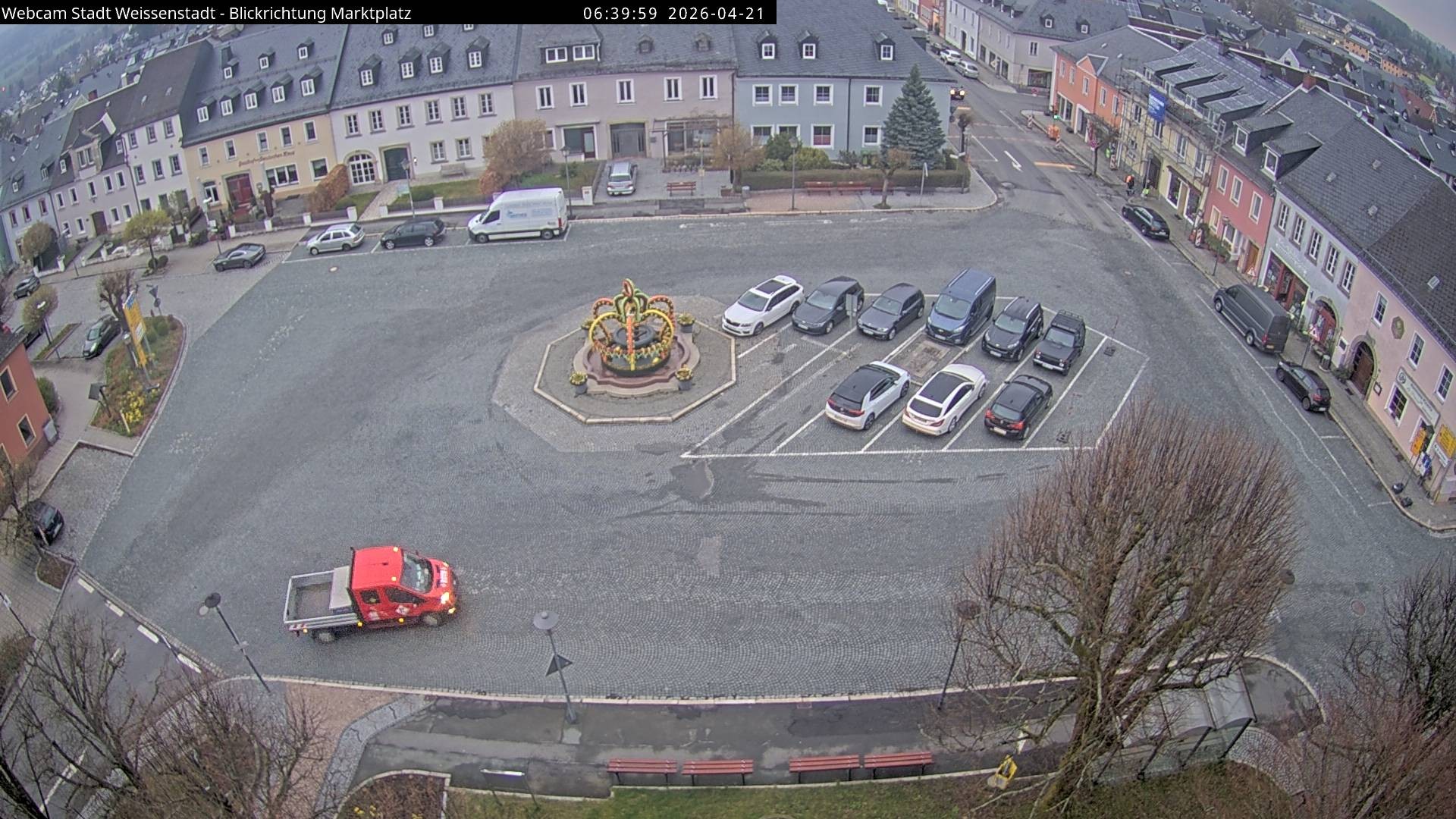 Archiv Foto Webcam Marktplatz Weißenstadt