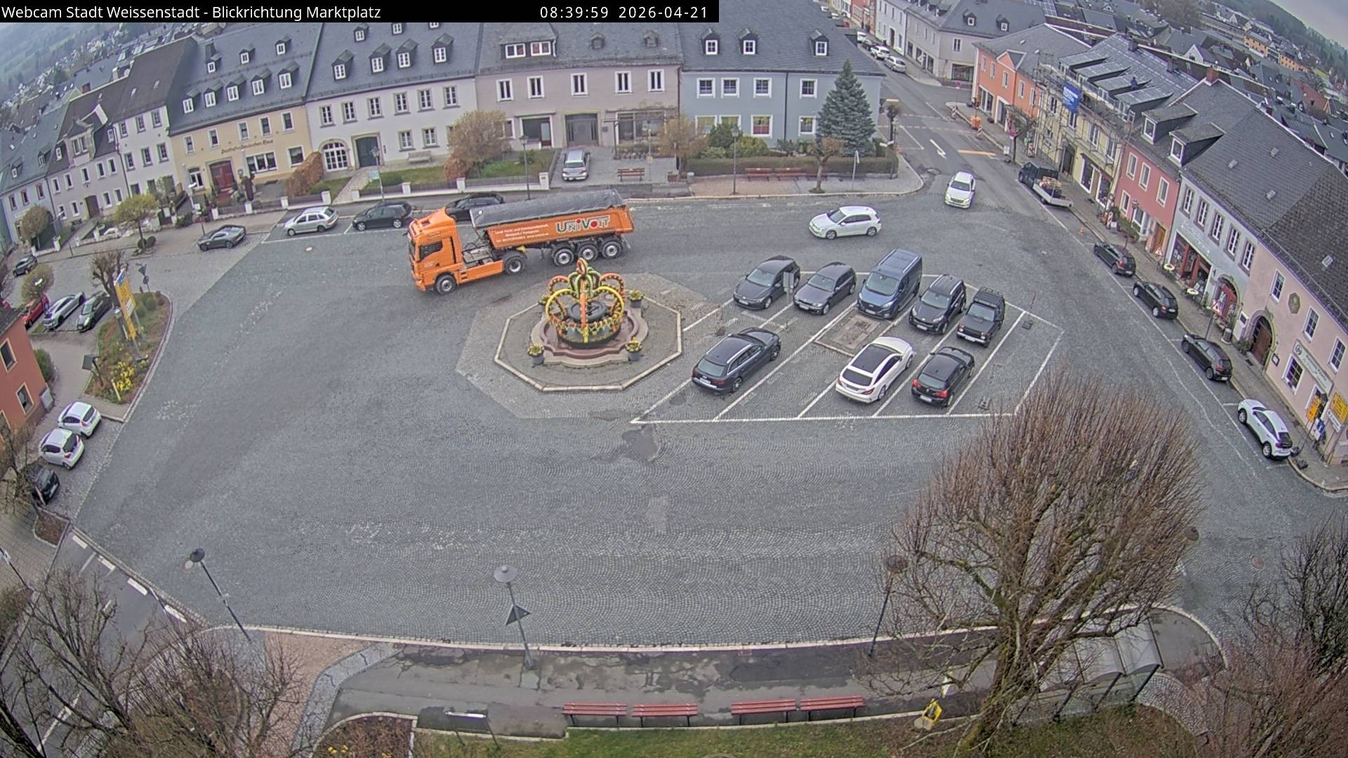 Archiv Foto Webcam Marktplatz Weißenstadt