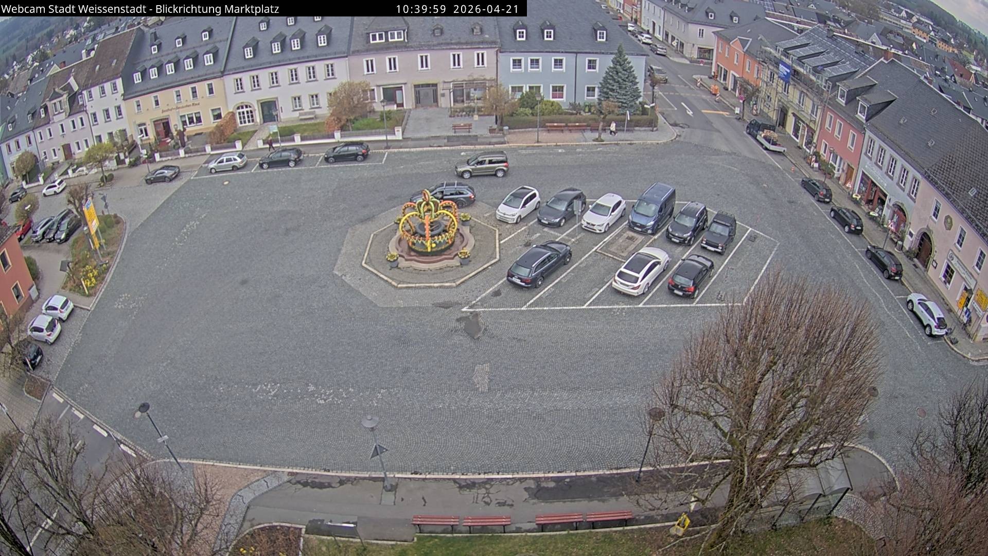 Archiv Foto Webcam Marktplatz Weißenstadt