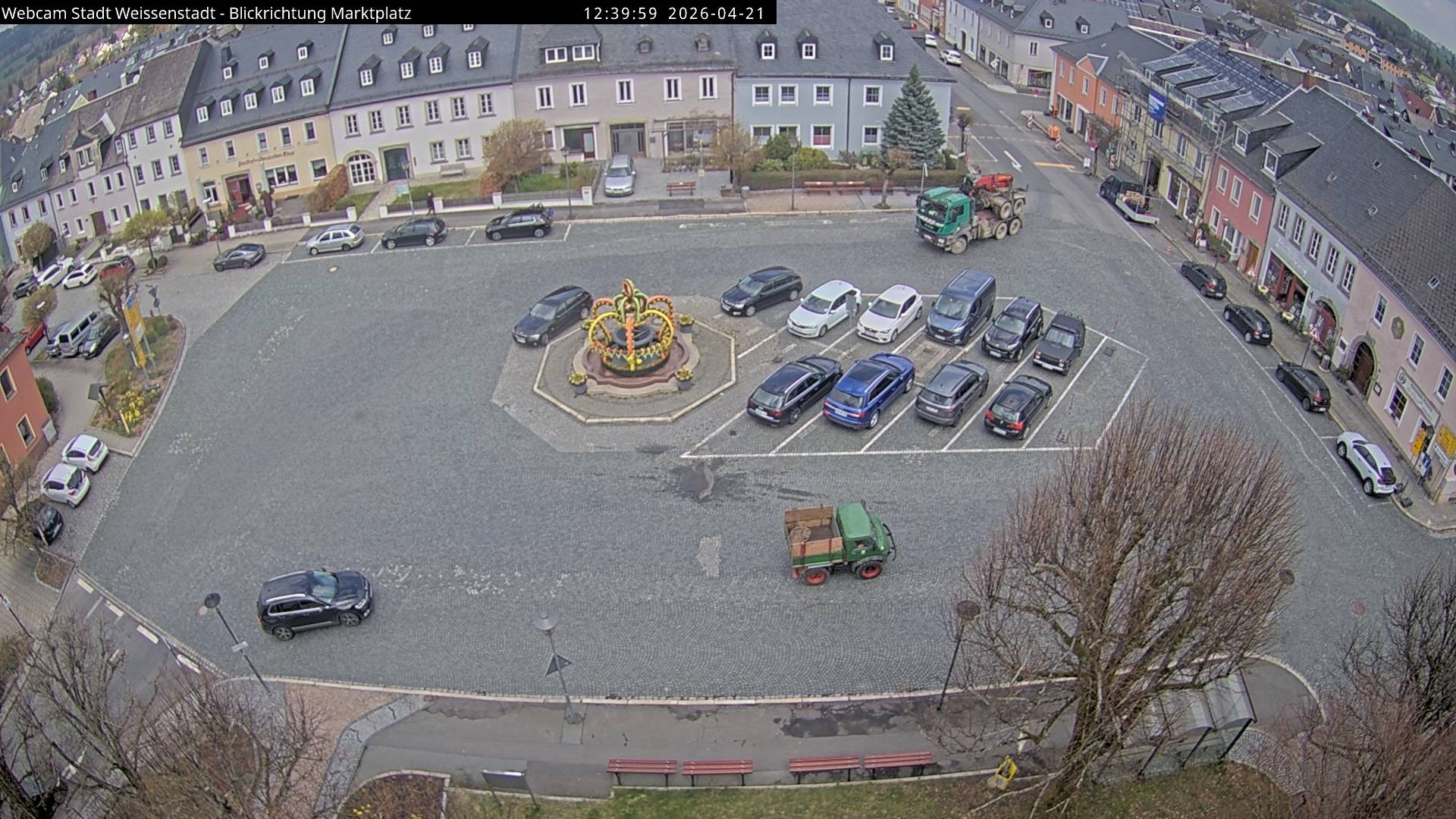 Archiv Foto Webcam Marktplatz Weißenstadt