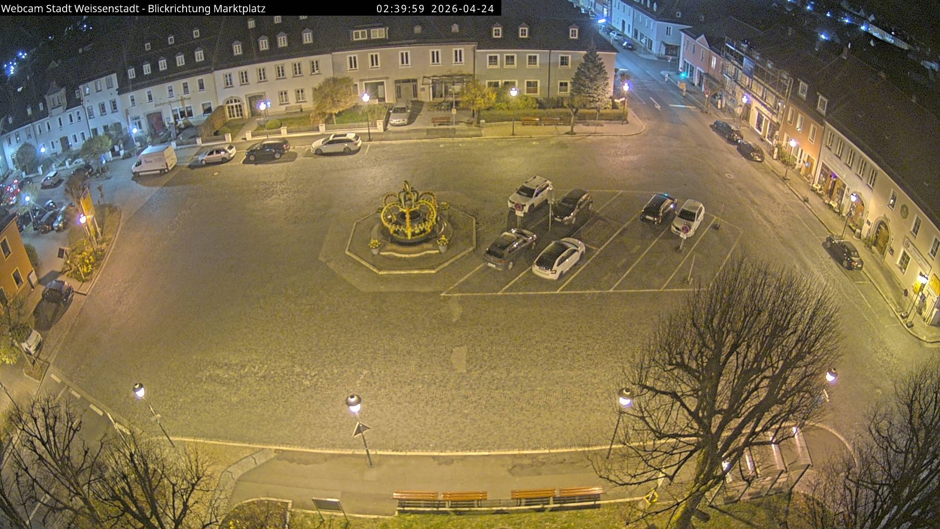 Archived image Webcam Weißenstadt Market Place