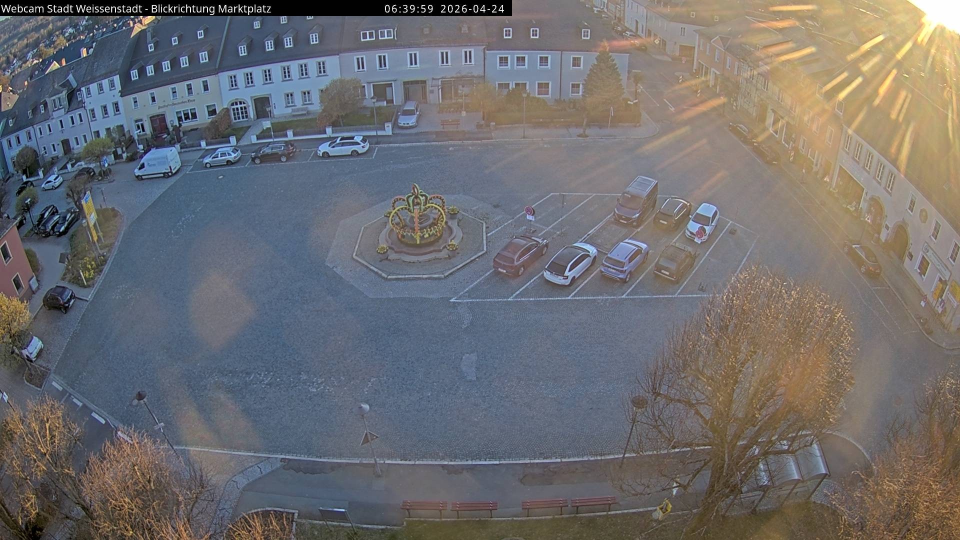 Archived image Webcam Weißenstadt Market Place