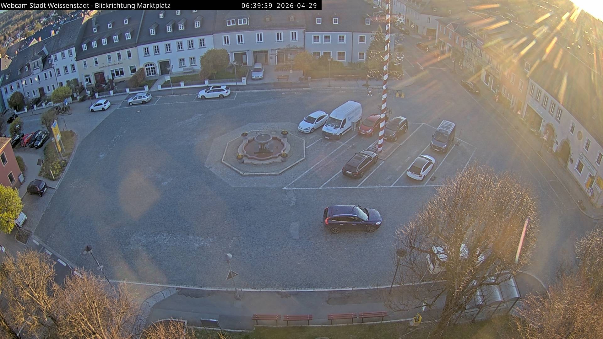 Archiv Foto Webcam Marktplatz Weißenstadt