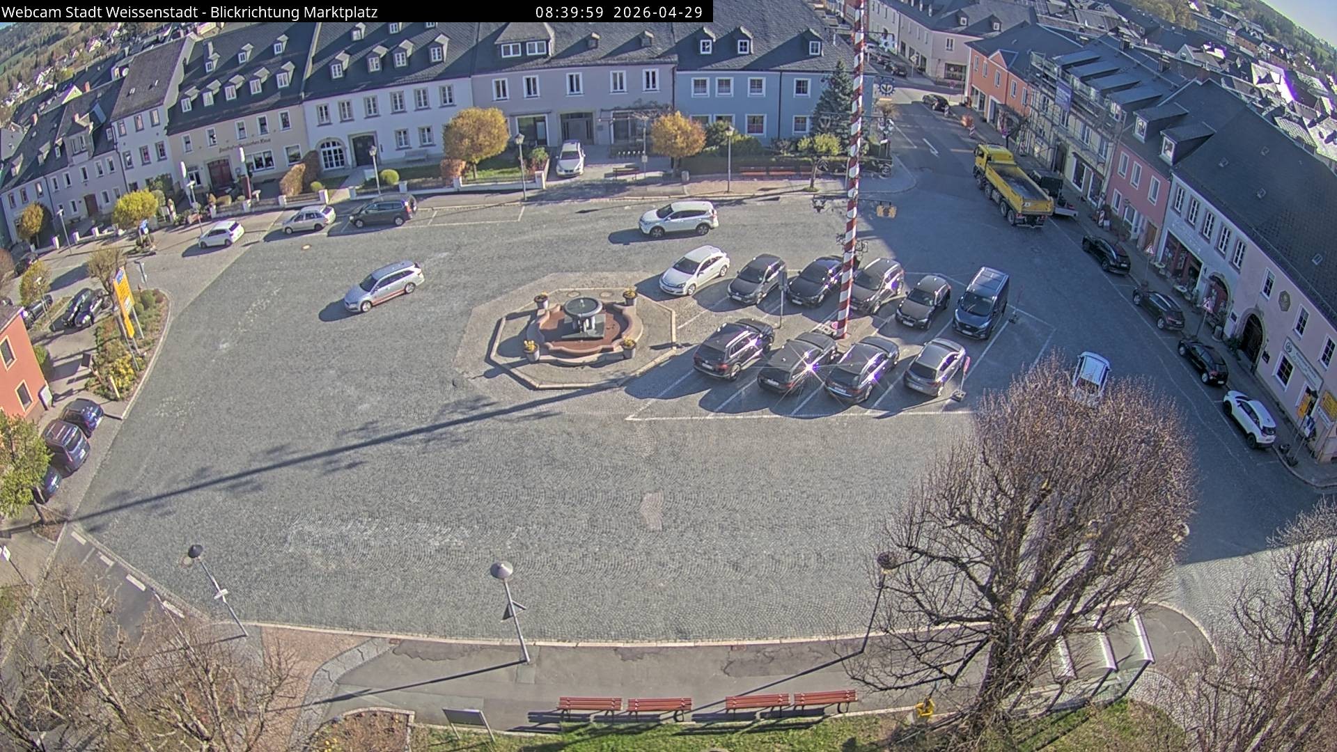 Archiv Foto Webcam Marktplatz Weißenstadt