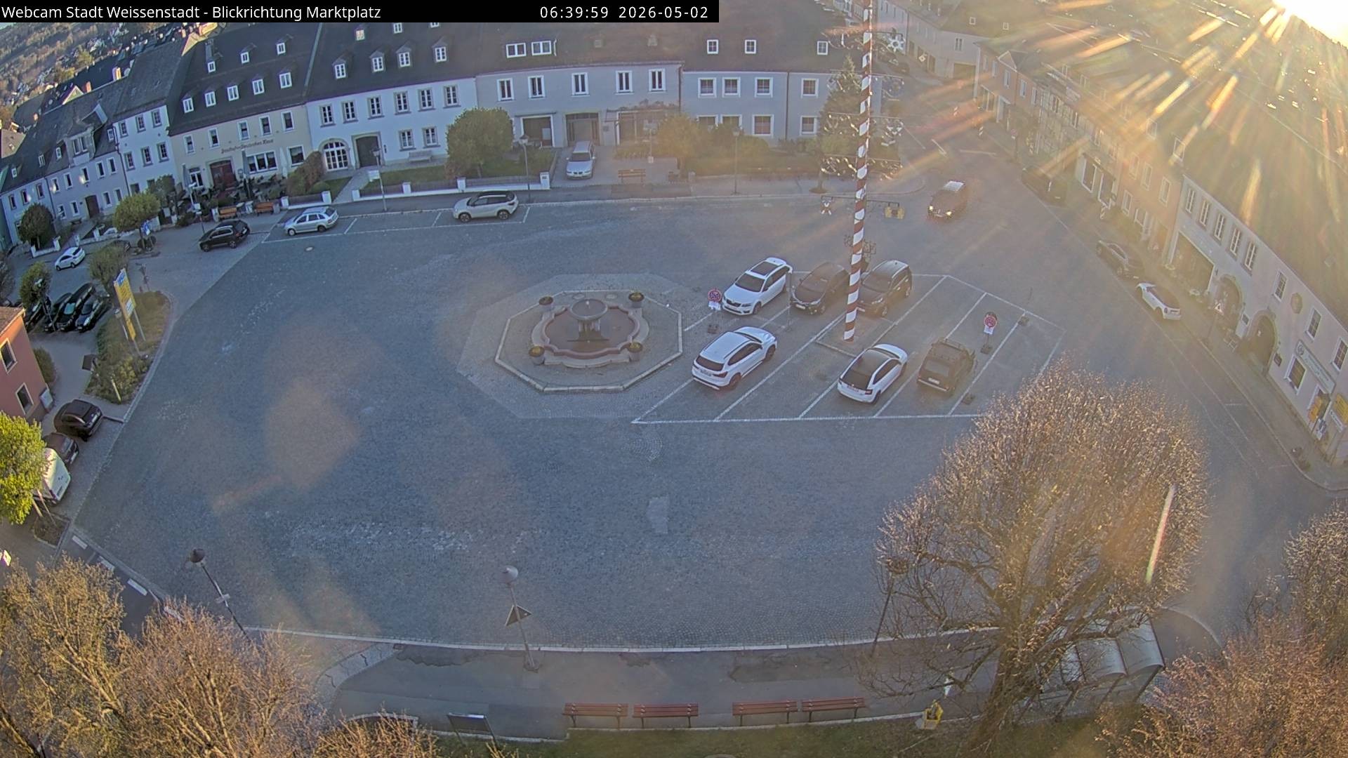 Archiv Foto Webcam Marktplatz Weißenstadt