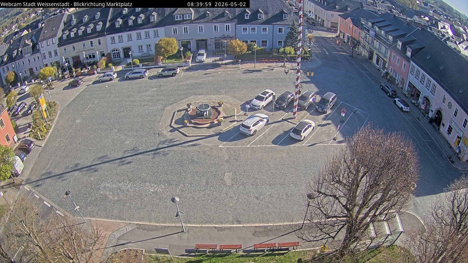 Archiv Foto Webcam Marktplatz Weißenstadt
